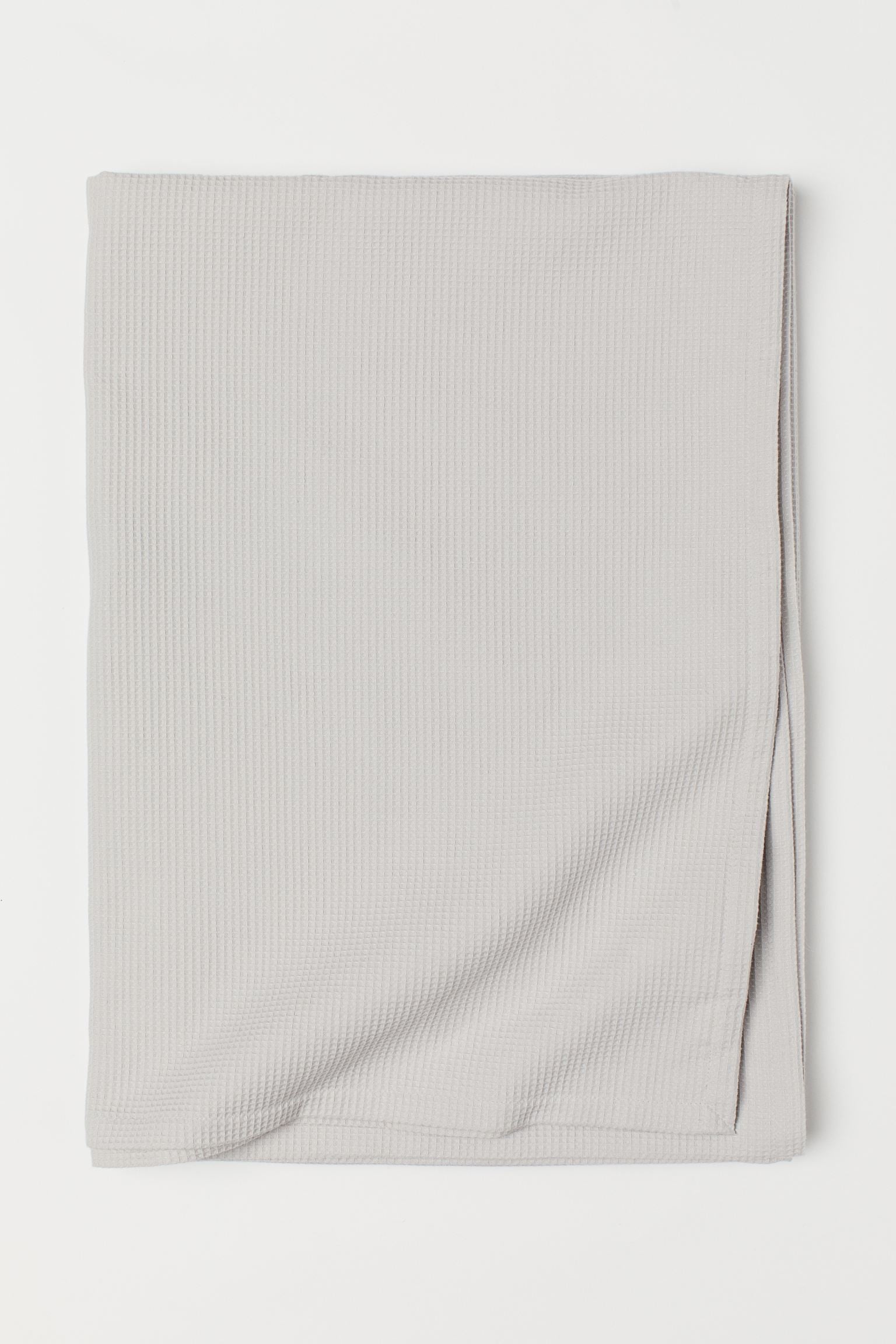 H&amp;M Home Покривало вафельного плетіння, світло сірий, 180x250 0691573002 | 0691573002