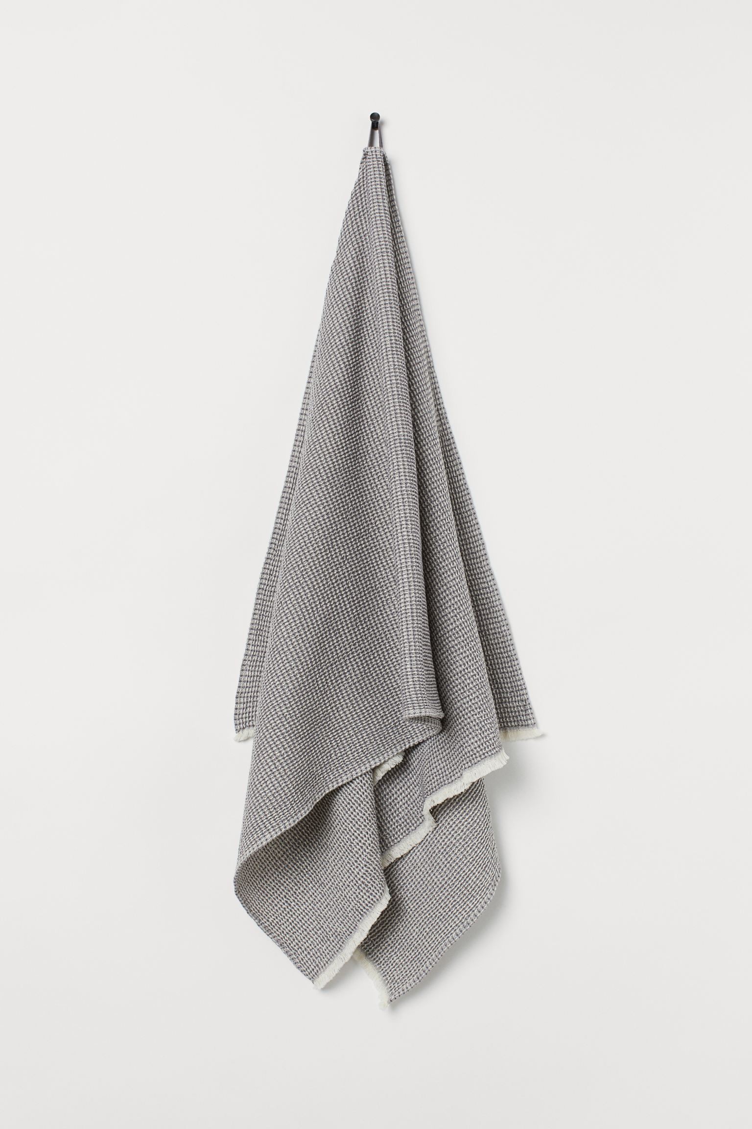 H&M Home Банное полотенце, Серый/Белый меланж, 70x140 0798875001 | 0798875001