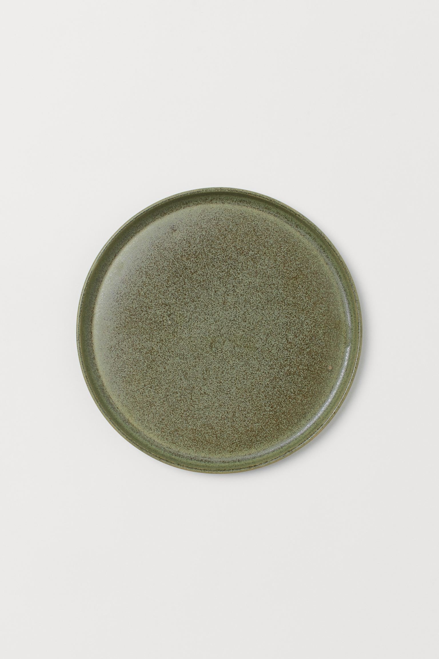 H&M Home Керамическая тарелка, Темно-зеленый 0868220004 | 0868220004