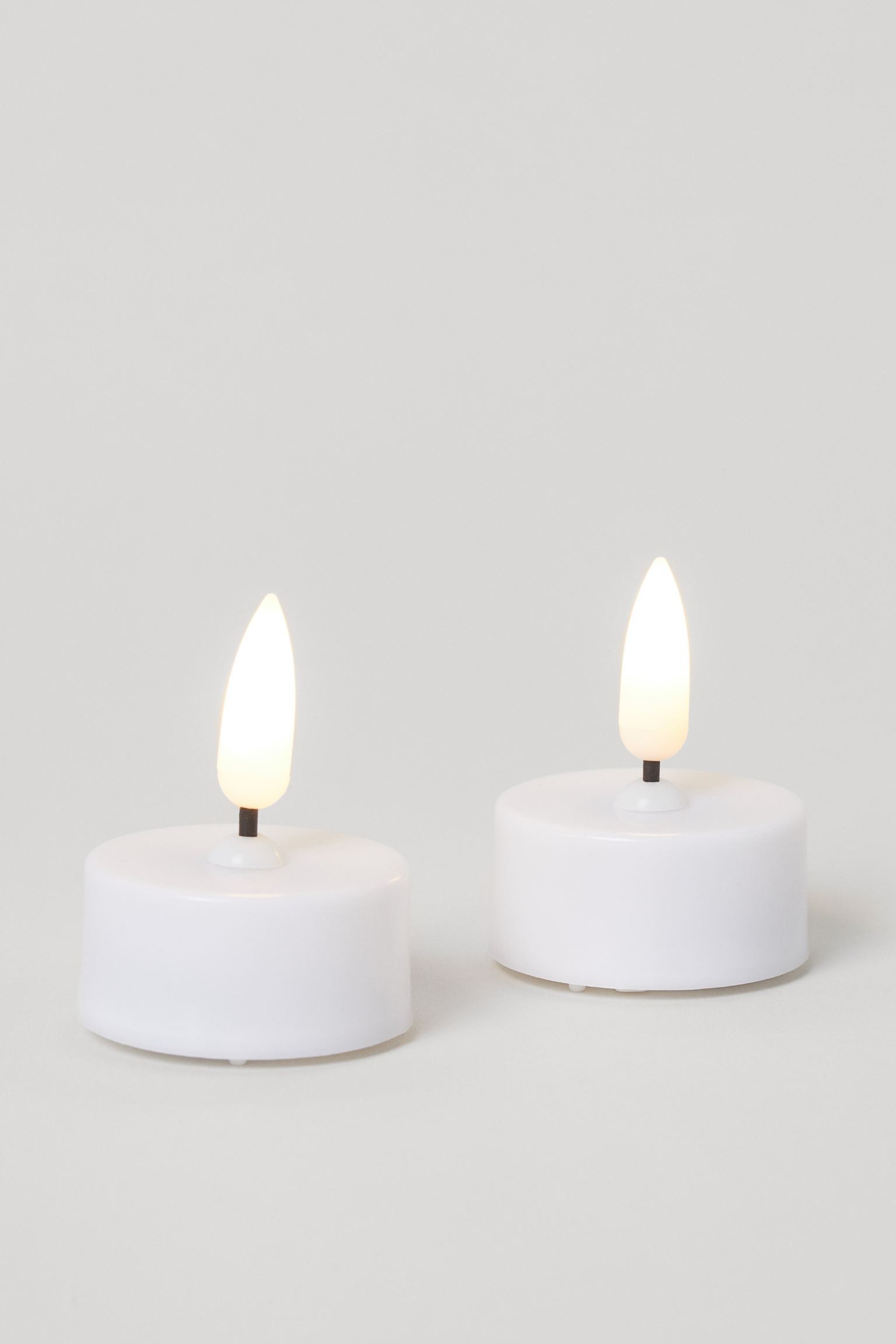 H&M Home Светодиодные свечи, 2 шт., Белый 0919064001 | 0919064001