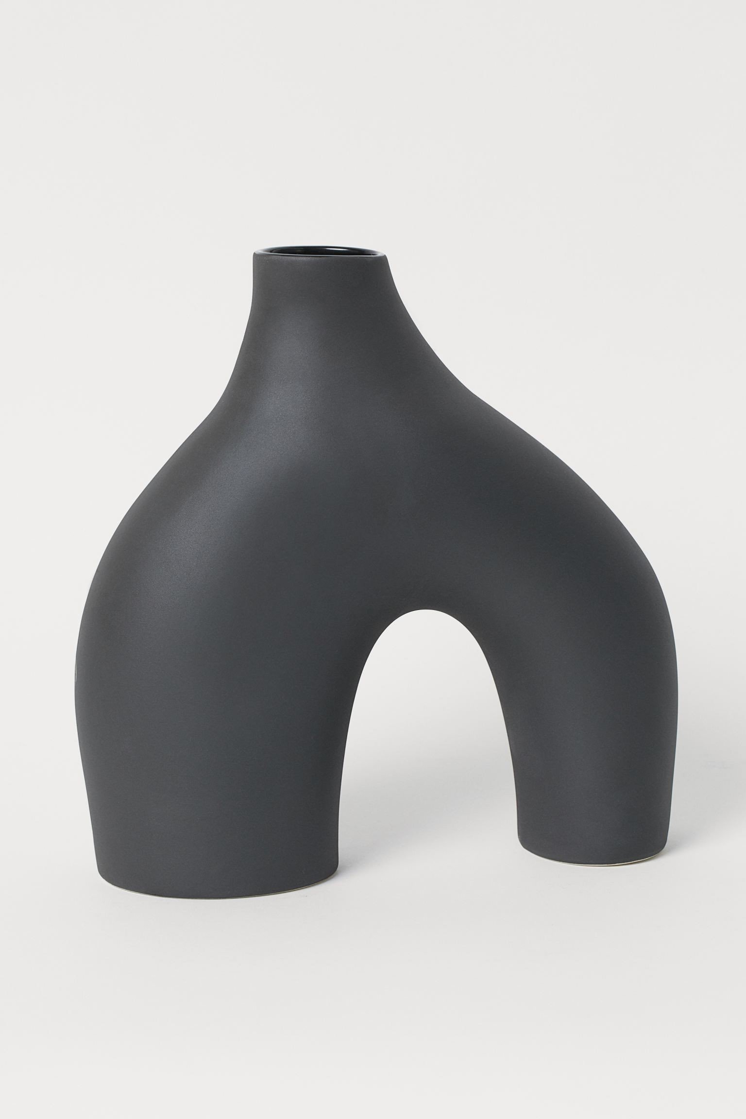 H&M Home Большая керамическая ваза, Черный 0930340001 | 0930340001