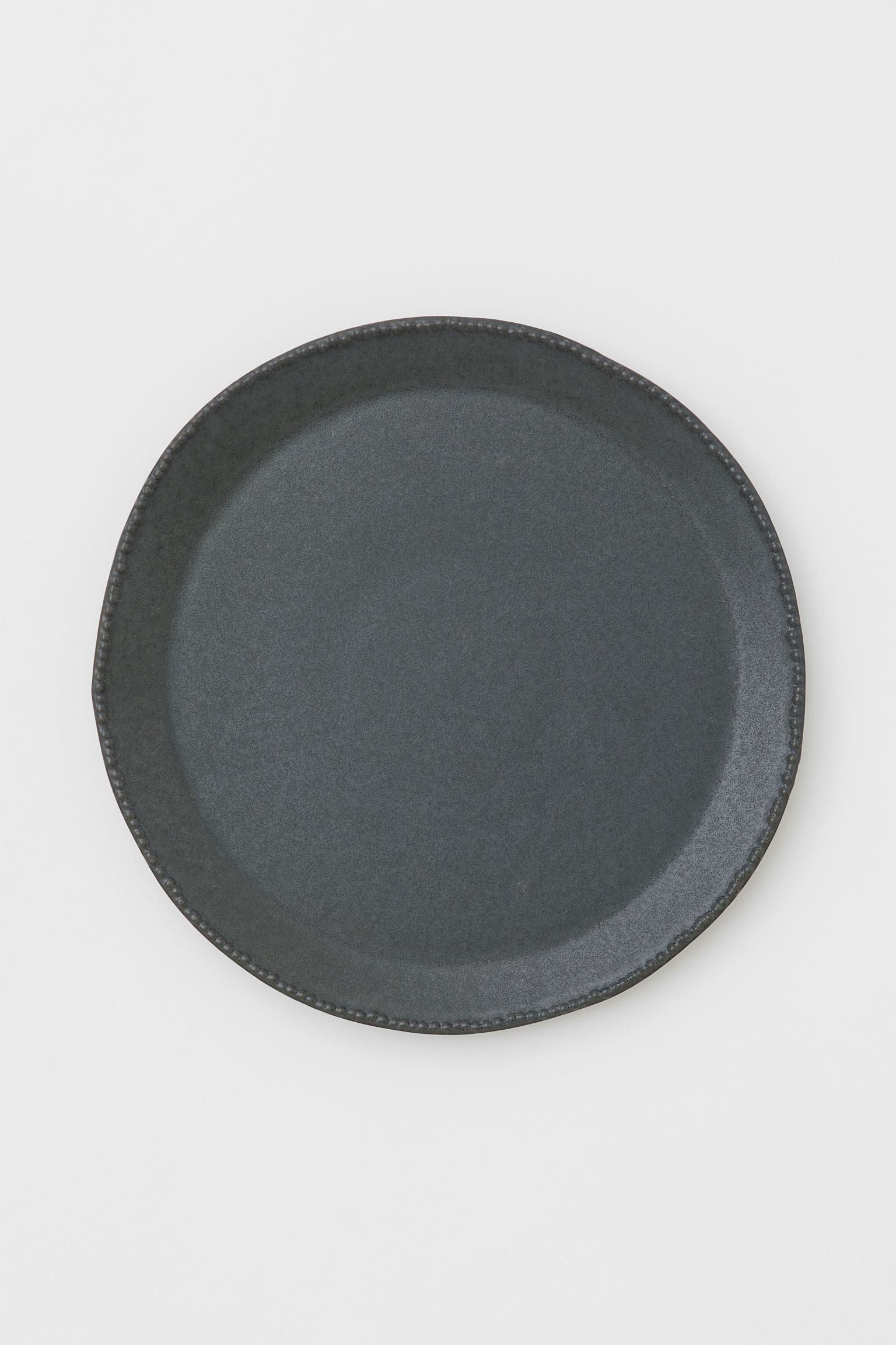 H&M Home Терракотовая тарелка, темно-серый 0965651002 | 0965651002