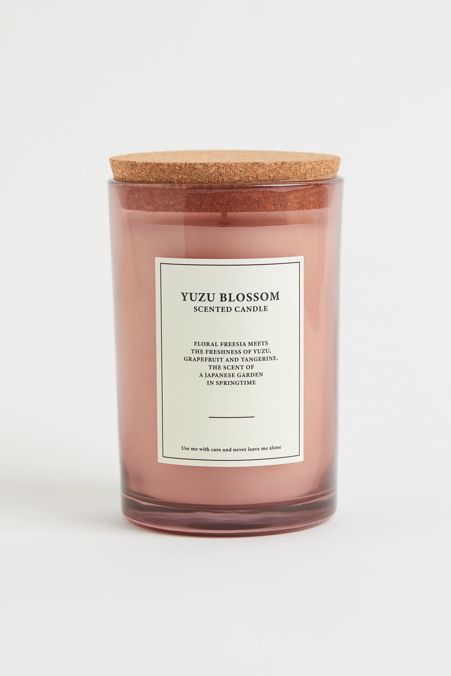 H&M Home Ароматическая свеча в контейнере, Розовый/Цветок Юдзу 0987278009 | 0987278009