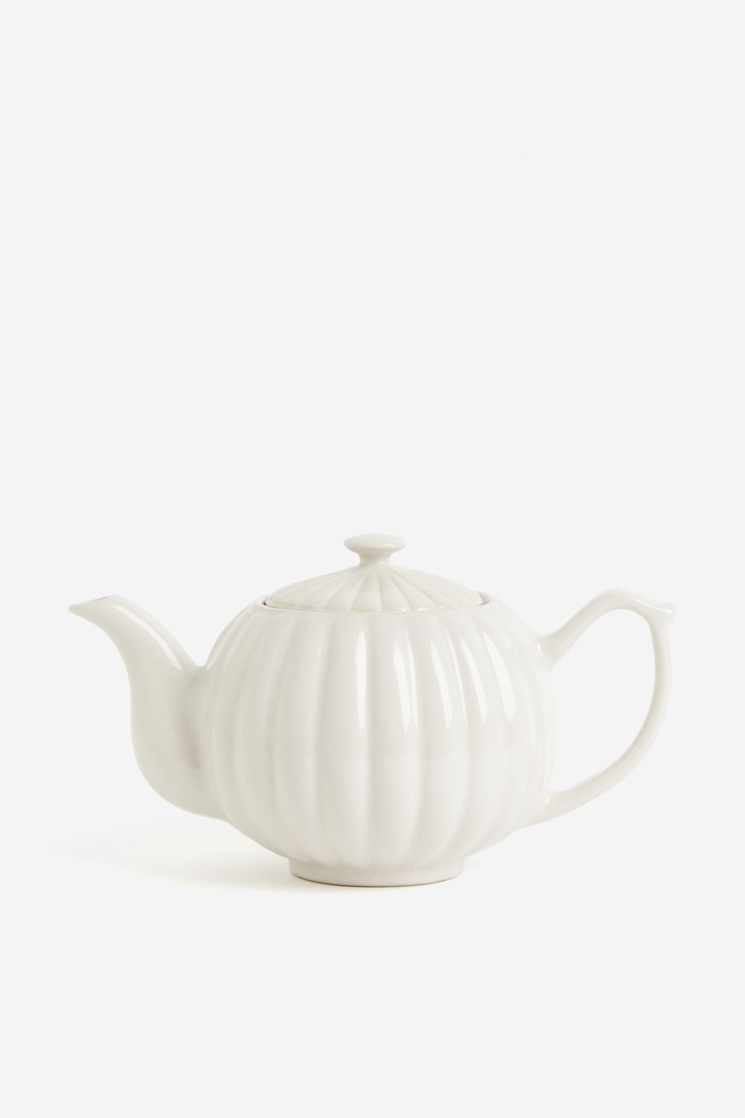 H&M Home Керамический чайник заварочный, светло-бежевый 0989234001 | 0989234001