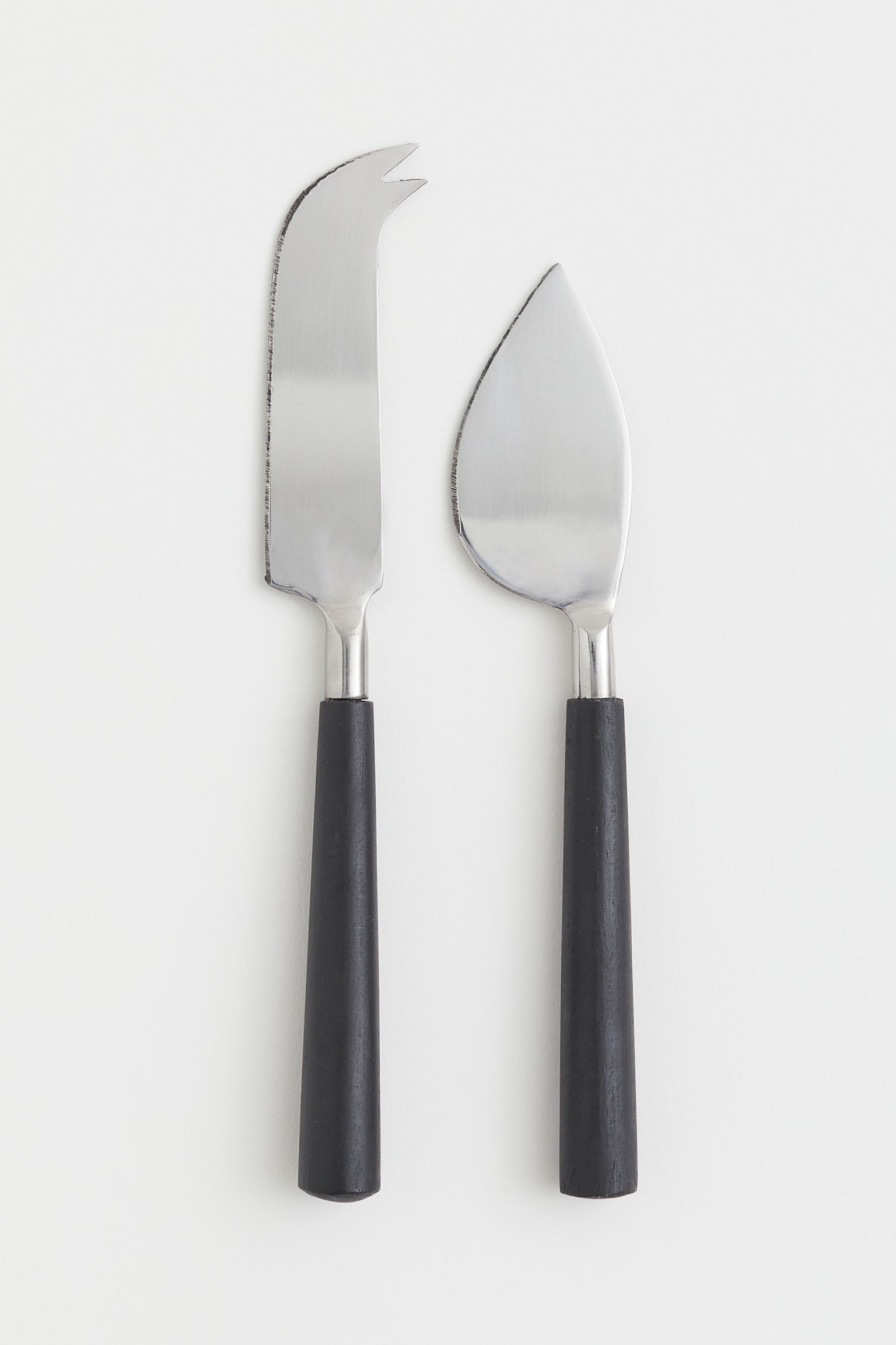 H&M Home Металлические ножи для сыра, 2 шт., Серебристый/Черный 0993049003 | 0993049003