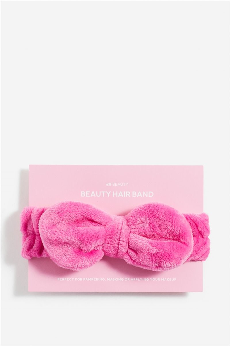 H&M Home Косметическая повязка для волос, Ярко-розовый 1001775007 | 1001775007