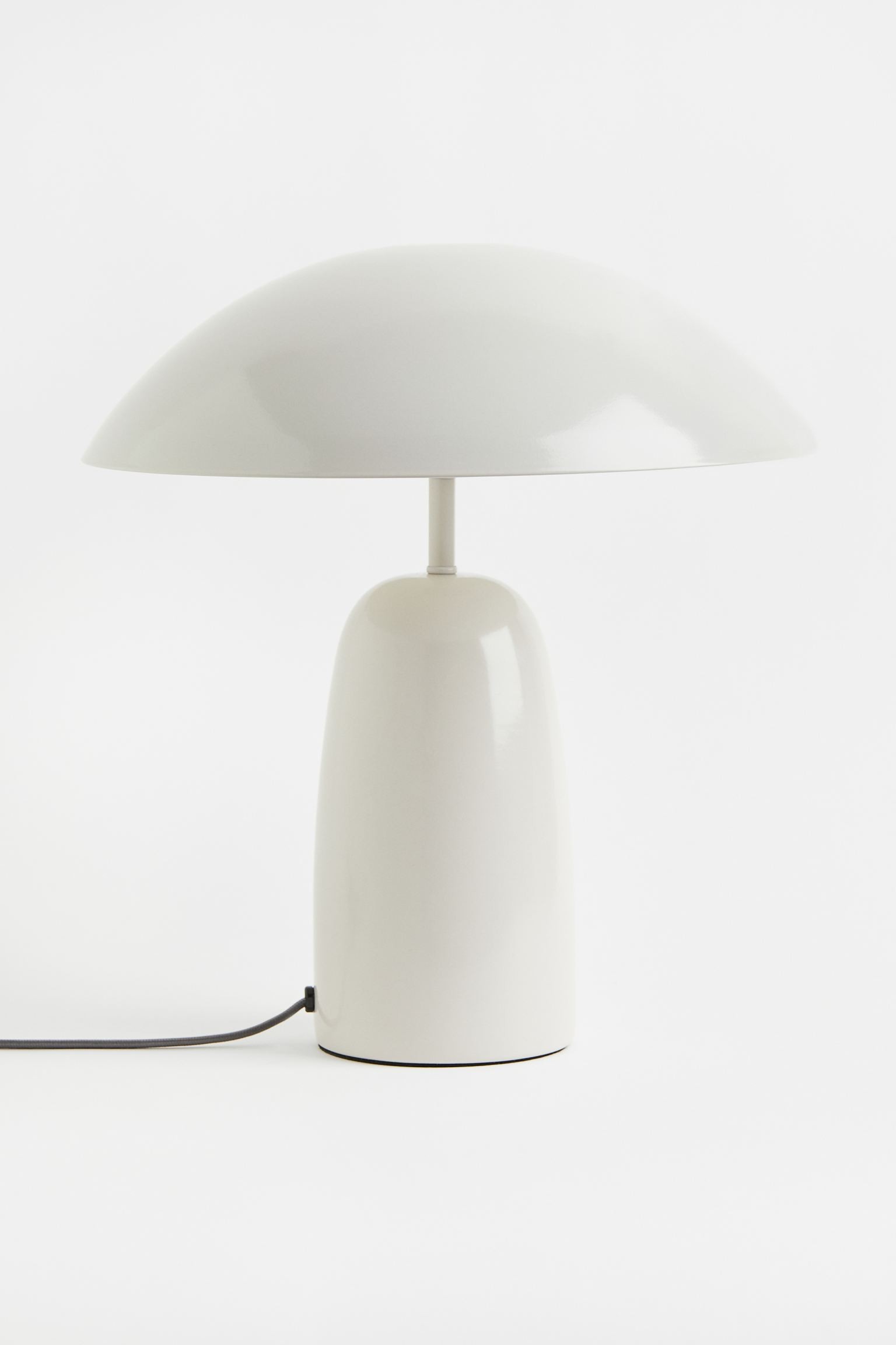 H&M Home Металлическая настольная лампа, Светло-серый бежевый 1003239004 | 1003239004