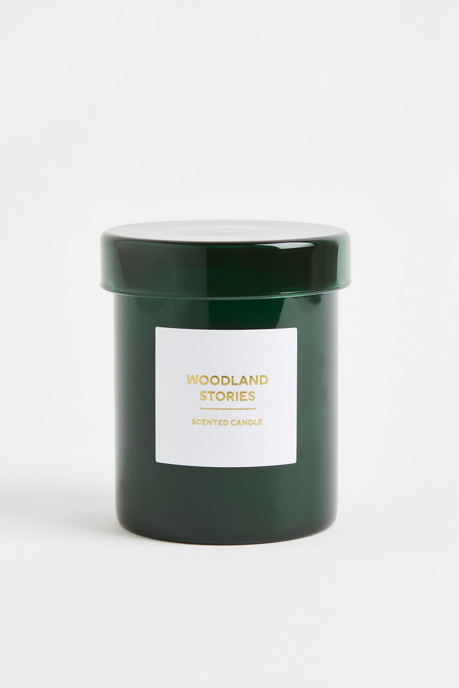 H&M Home Ароматическая свеча в стекле, Темно-зеленый/Лесные истории 1026946006 | 1026946006