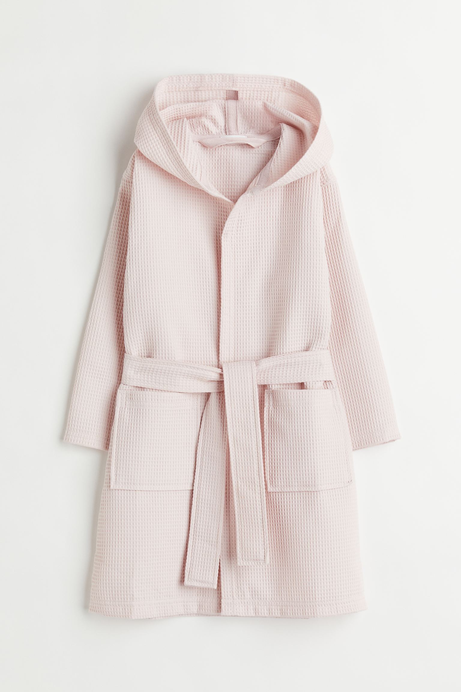 H&M Home Вафельный халат с капюшоном, светло-розовый, Разные размеры 1030019002 1030019002