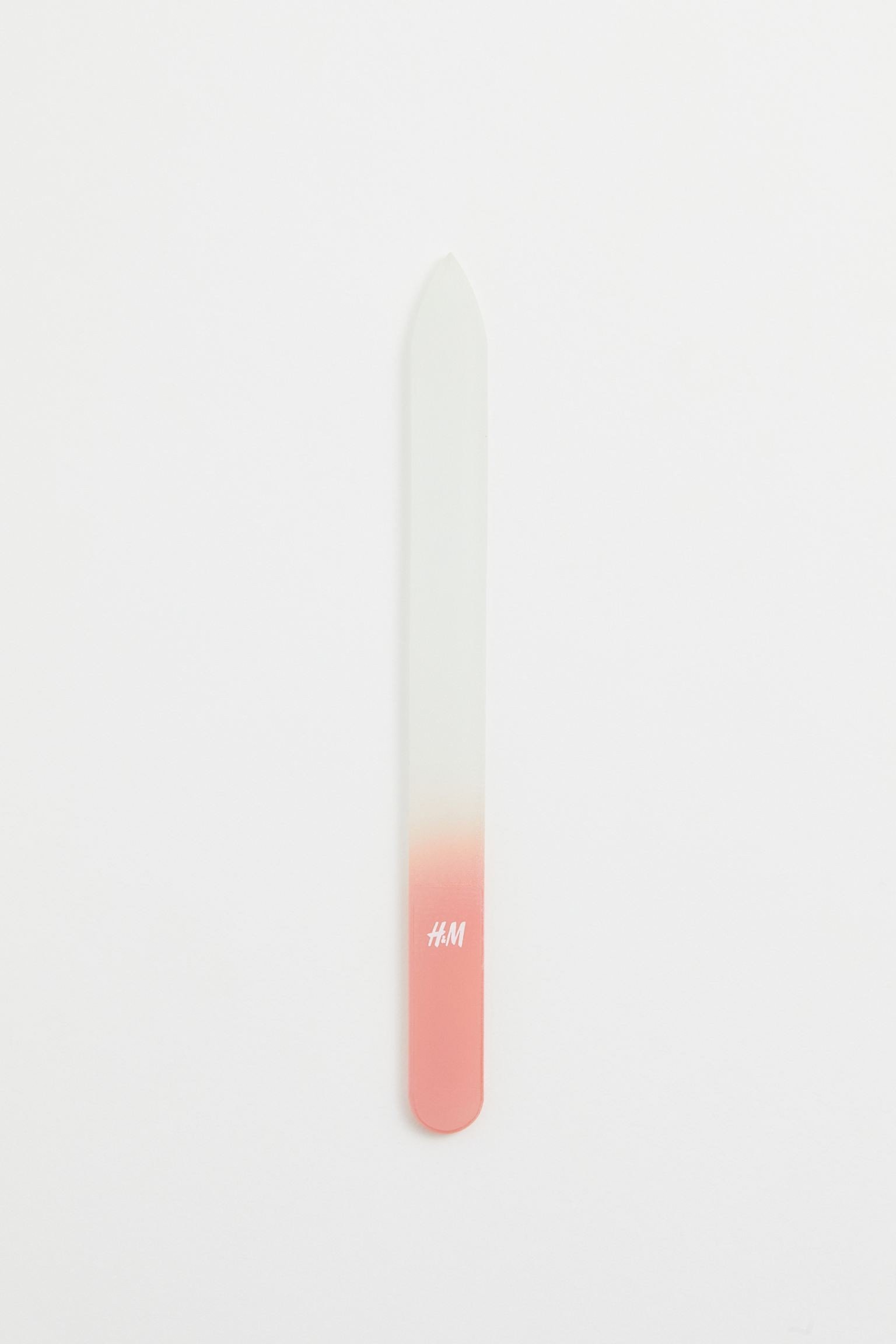 H&M Home Стеклянная пилочка для ногтей, светло-розовый 1068639001 | 1068639001