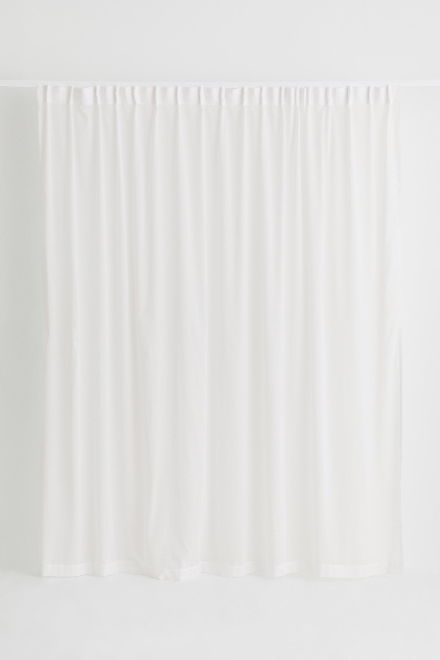 H&M Home Широкая штора с мультифункциональной тесьмой, Белый, 280x250 1072161001 | 1072161001