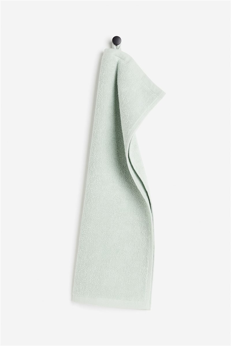H&M Home Махровое гостевое полотенце, Светло-зеленый, 30x50 1076718024 | 1076718024