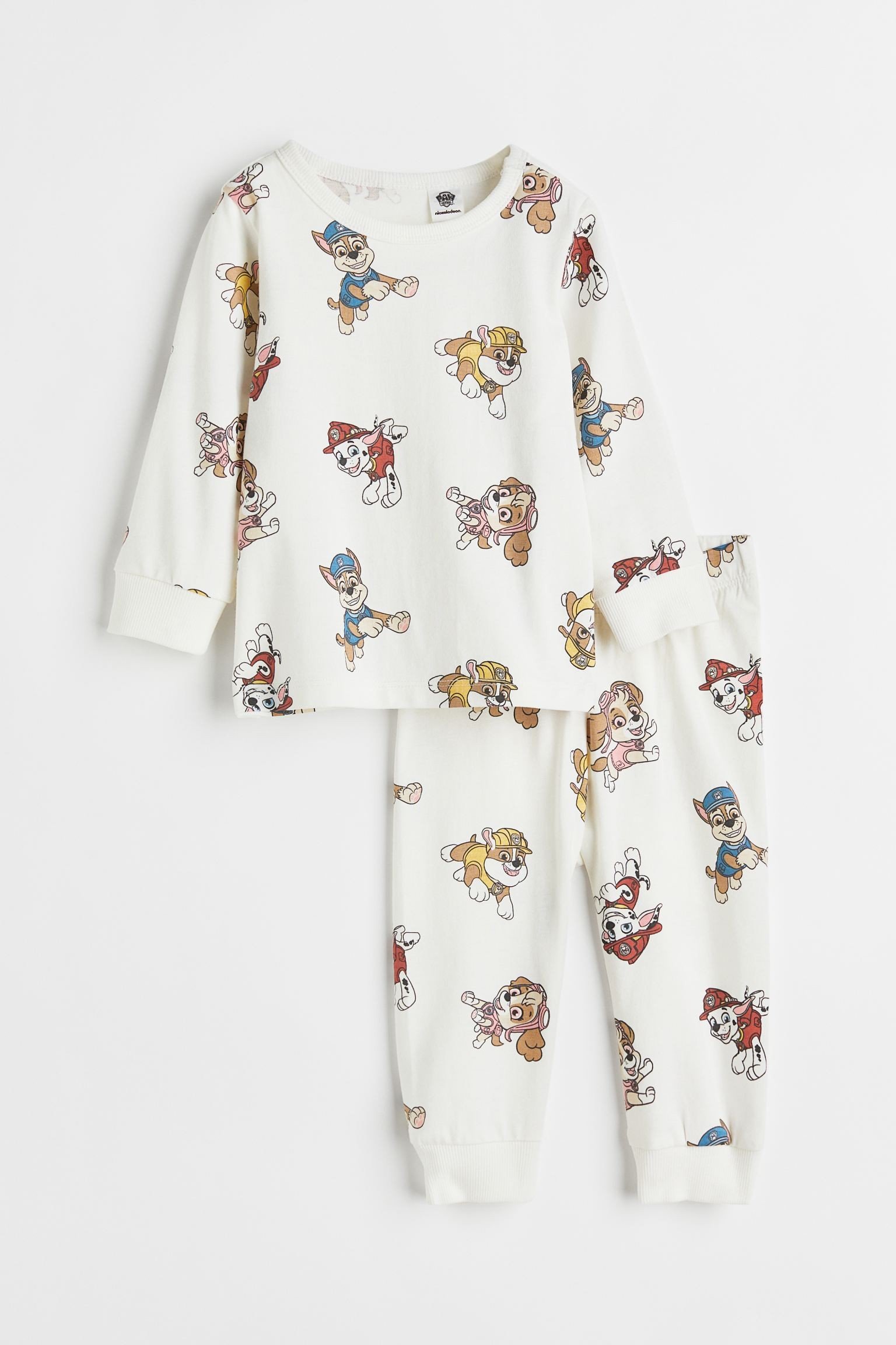 H&M Home Хлопковая пижама с принтом, Натуральный белый/Щенячий патруль, Разные размеры 1085414001 | 1085414001