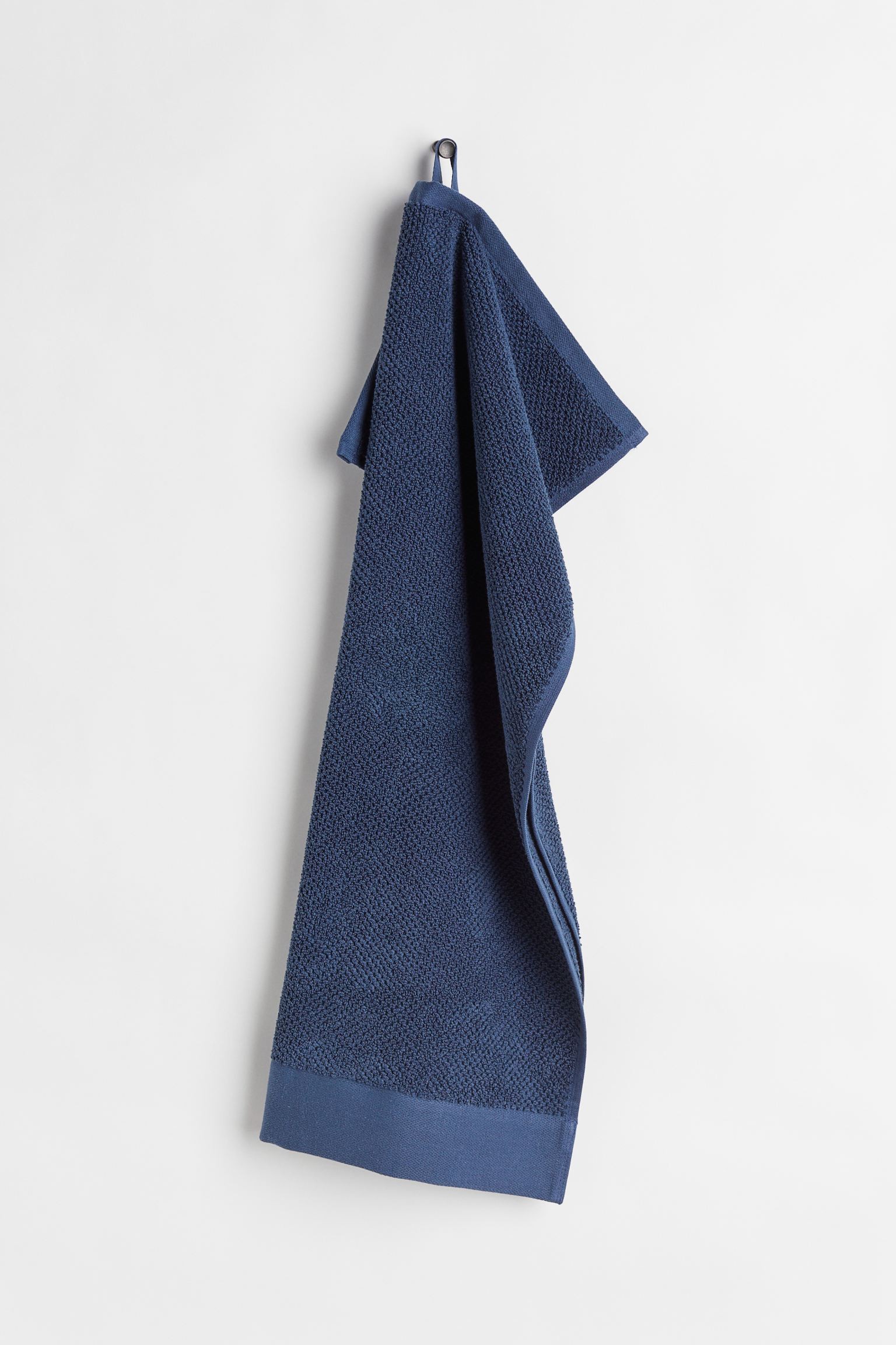 H&M Home Махровое полотенце, Темно-синий, 50x70 1097305011 | 1097305011
