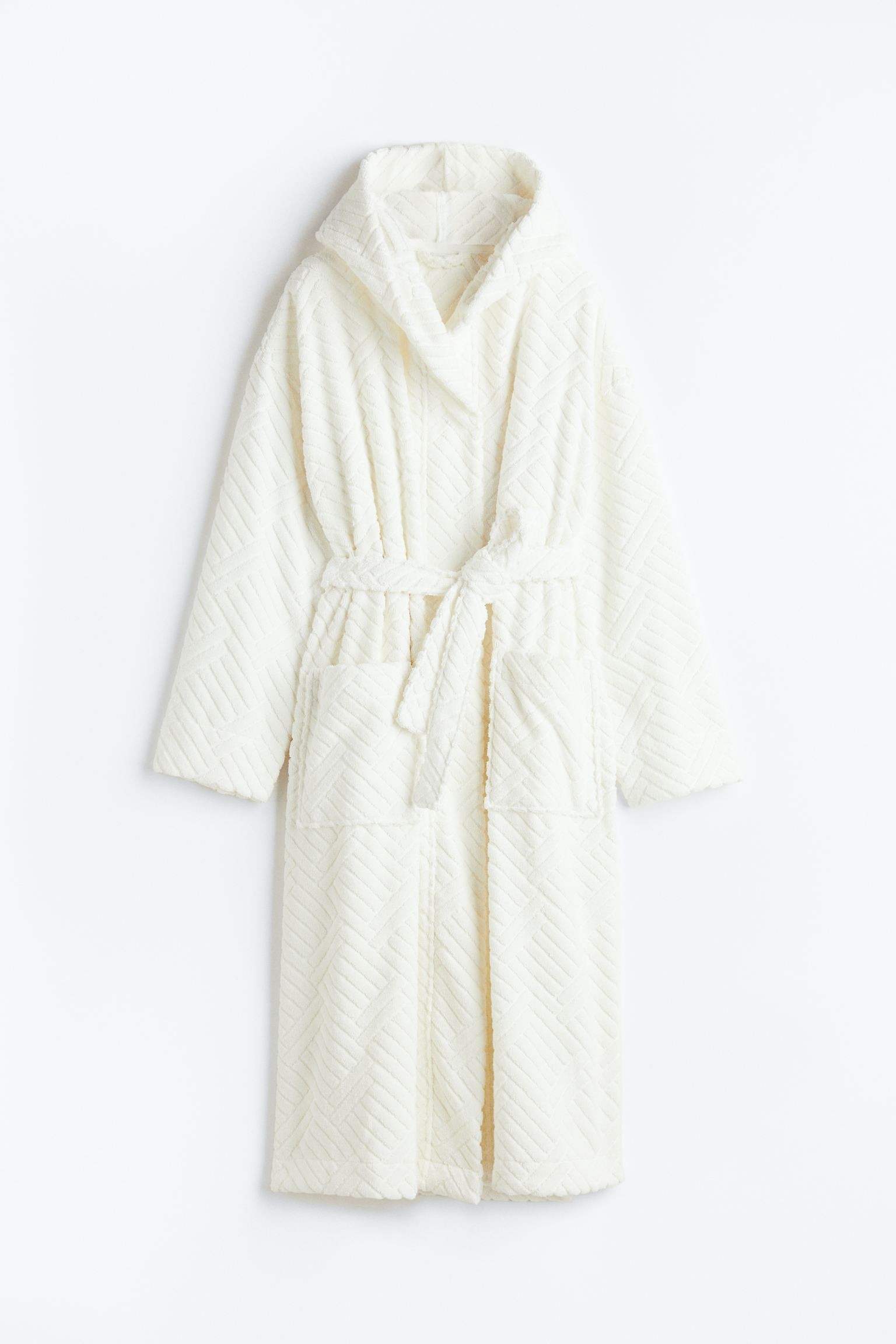 H&M Home Махровый халат с капюшоном, Белый, Разные размеры 1147245001 1147245001
