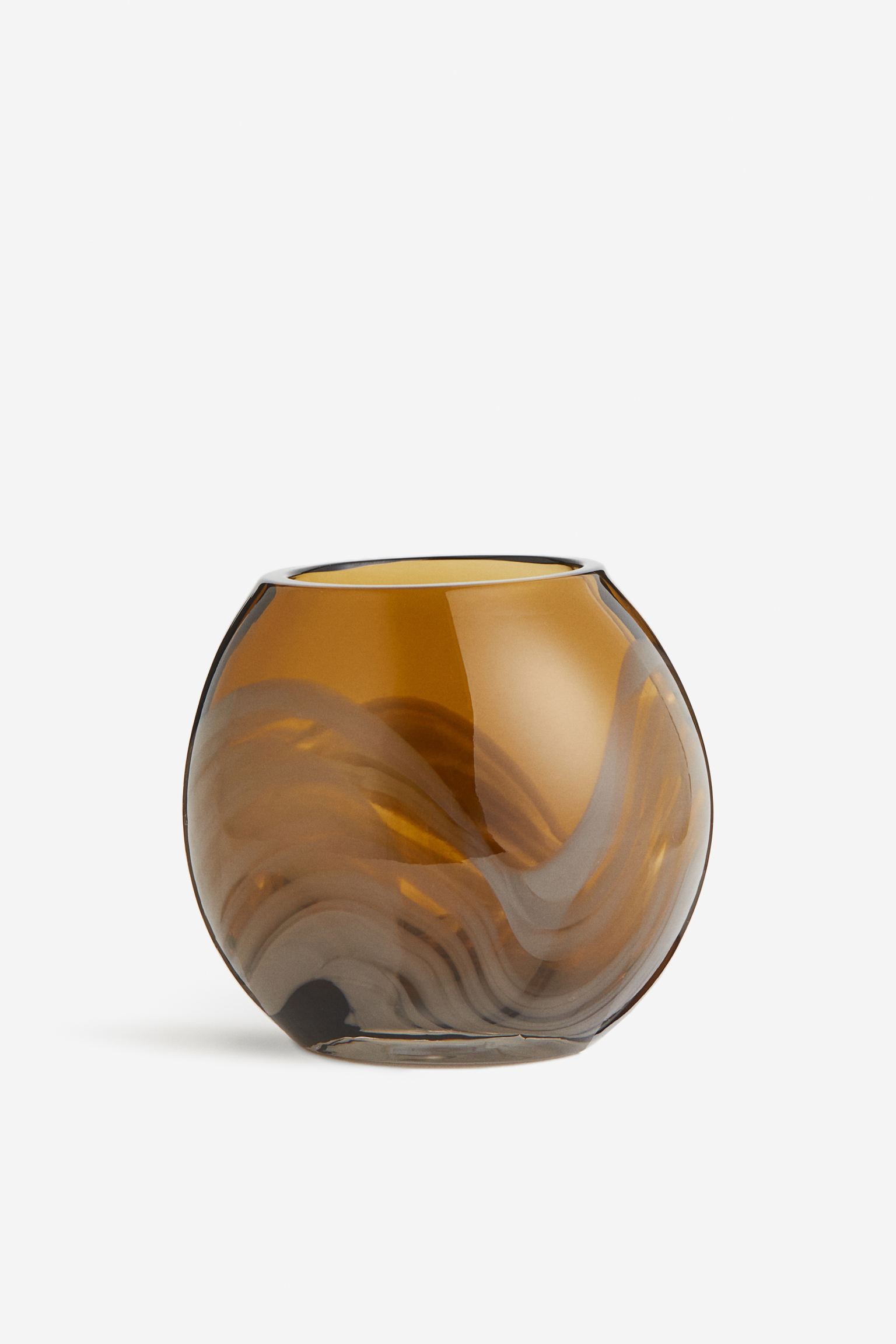 H&M Home Стеклянная чашка для зубных щеток, Темно коричневый 1177679001 | 1177679001