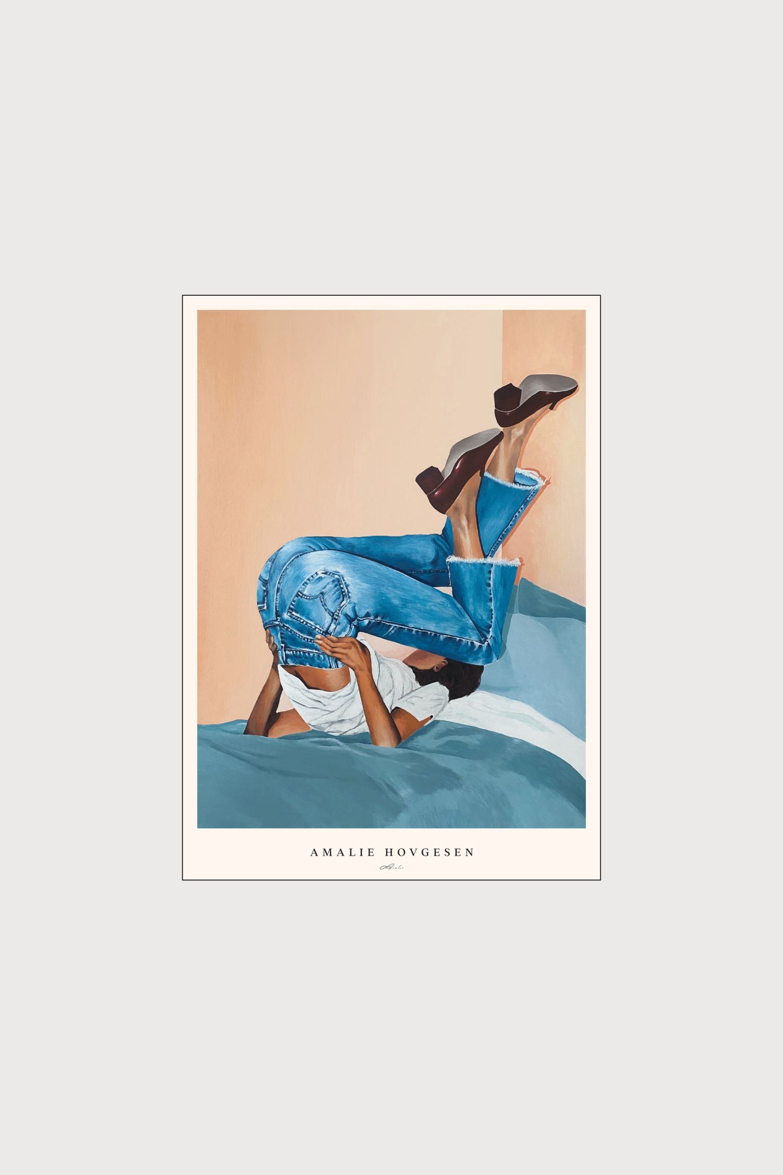 Poster & Frame Постер Amalie Hovgesen - Перед сном - Разноцветный/женский 1204505001 | 1204505001