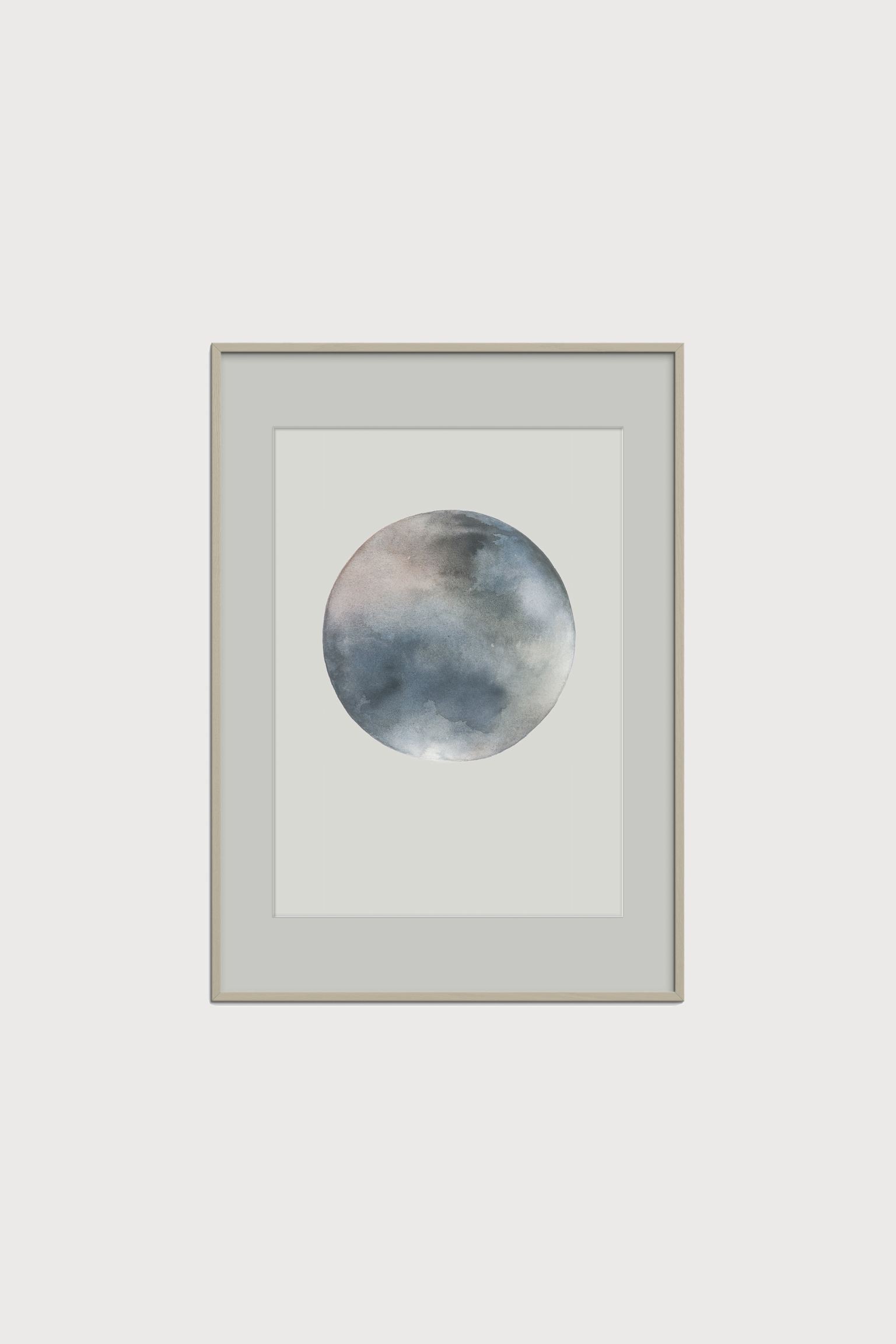 Poster & Frame Марис Лунс - Два Серых (в рамке) - Серый/луна 1204720001 | 1204720001
