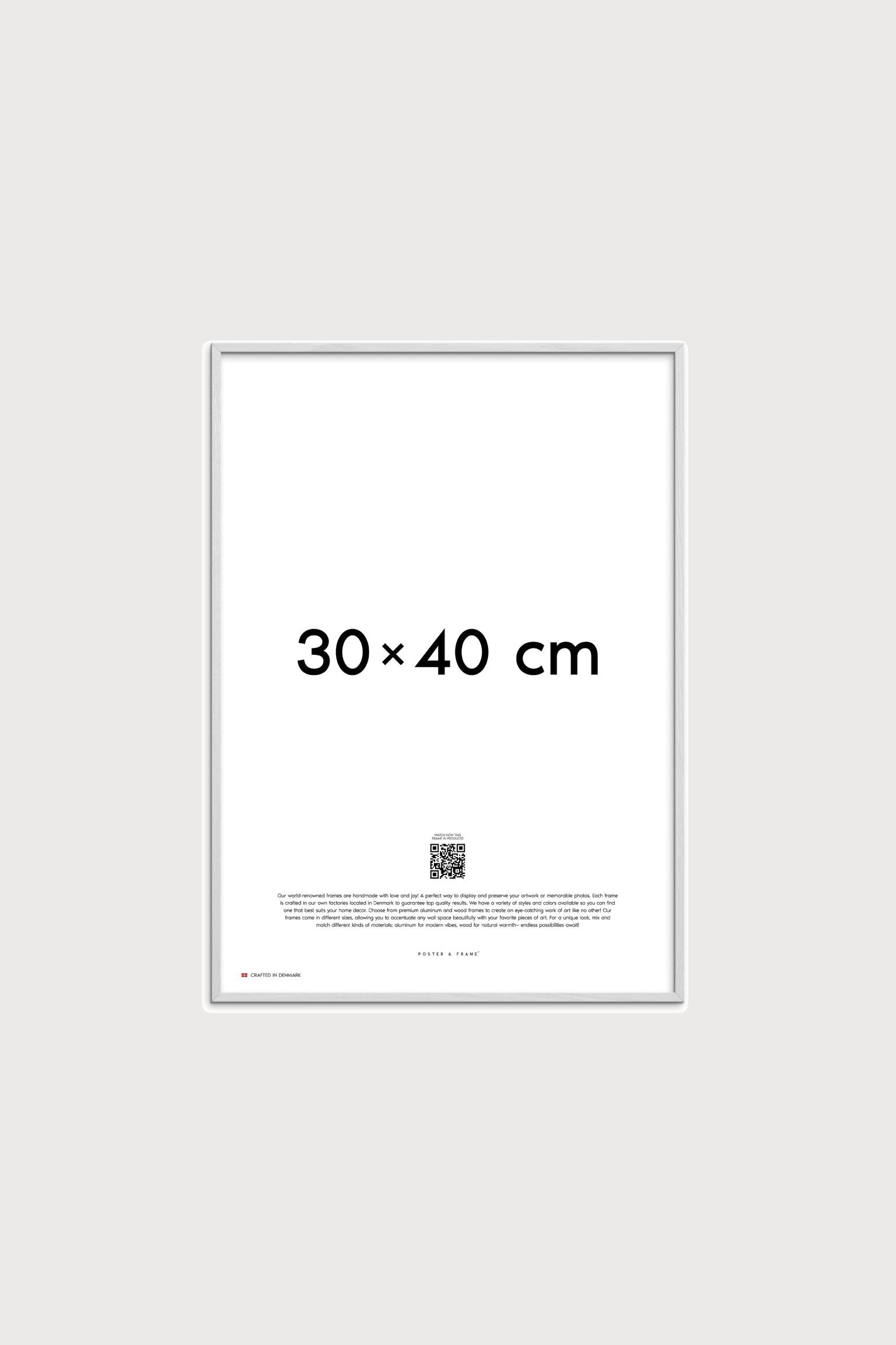 Poster & Frame Деревянная рама - 30x40 - Белый 1204722003 | 1204722003