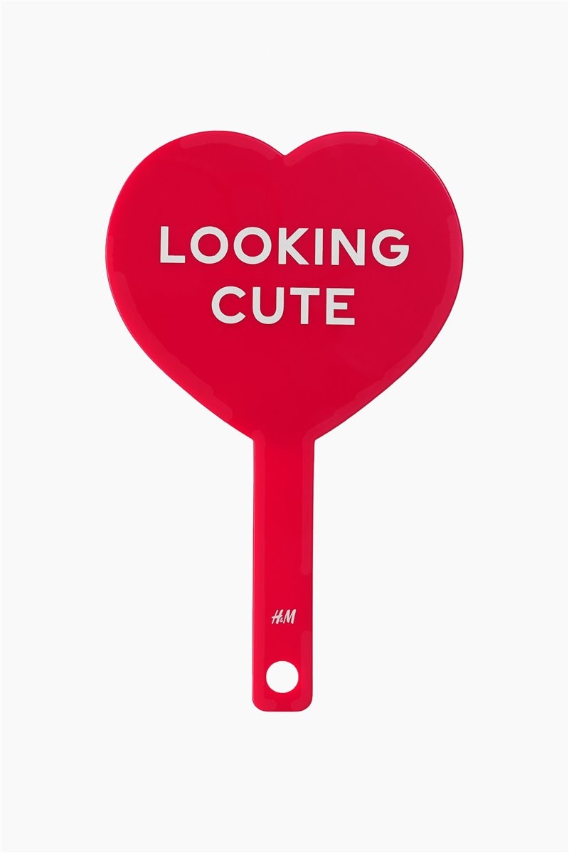 H&M Home Зеркало в форме сердца, Красный 1222735001 | 1222735001
