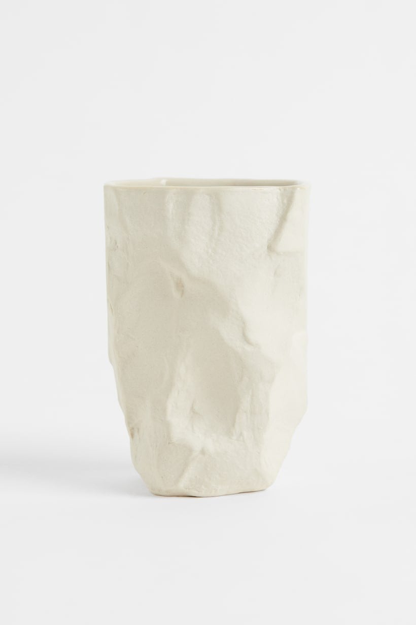 H&amp;M Home Чашка для зубной щетки из керамогранита - натуральный белый 1100364001 | 1100364001