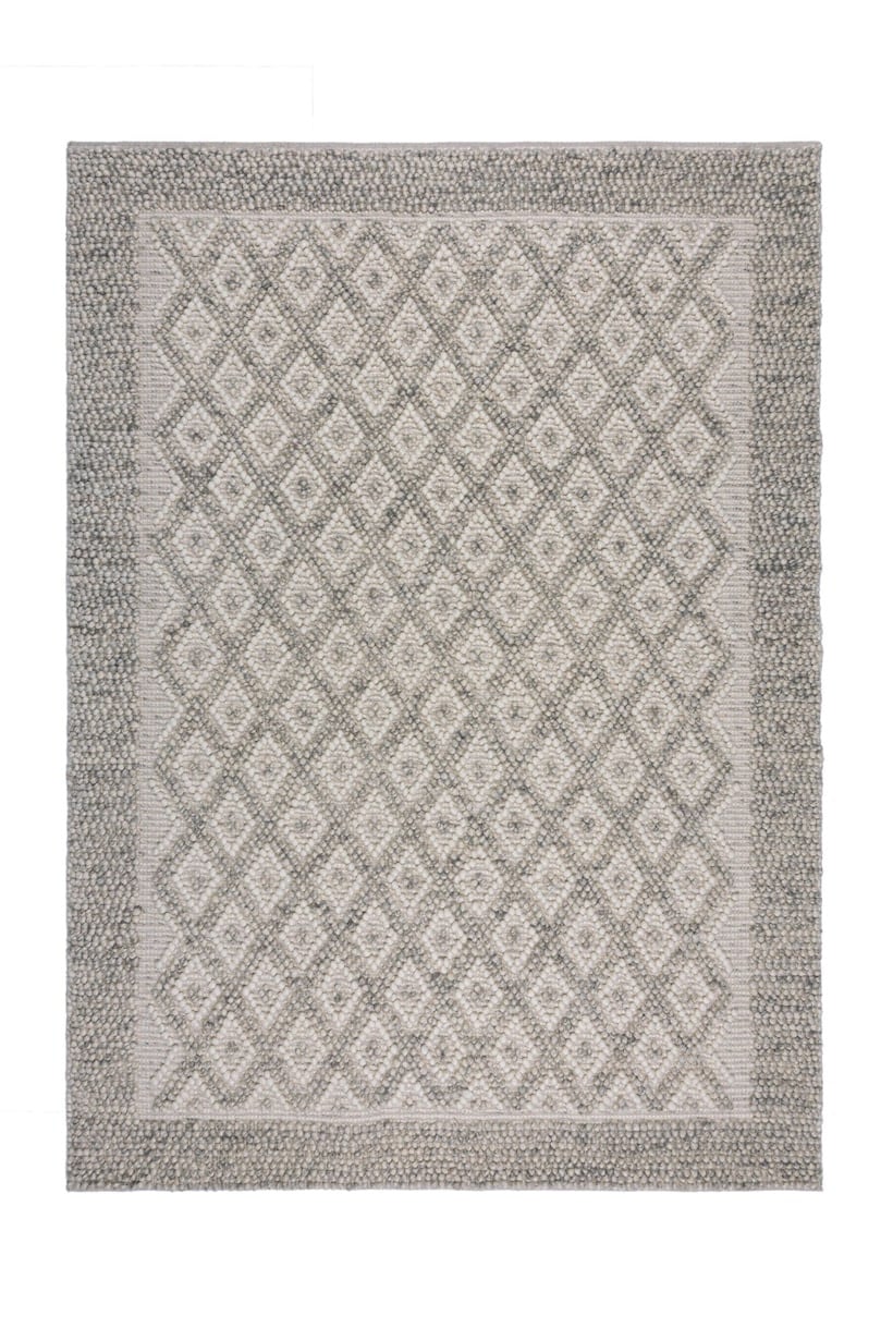 Flair Rugs Коврик Minerals Diamond Border - Серый 1272370001 | 1272370001