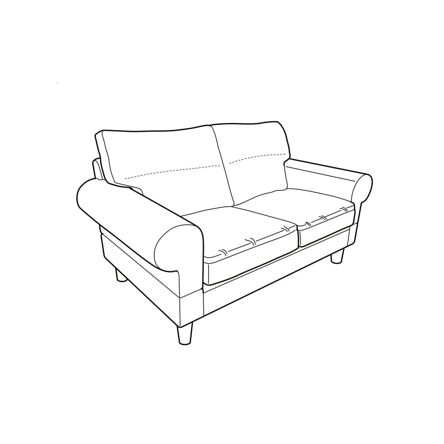 IKEA EKTORP ЭКТОРП Каркас двухместного дивана 00185032 | 001.850.32