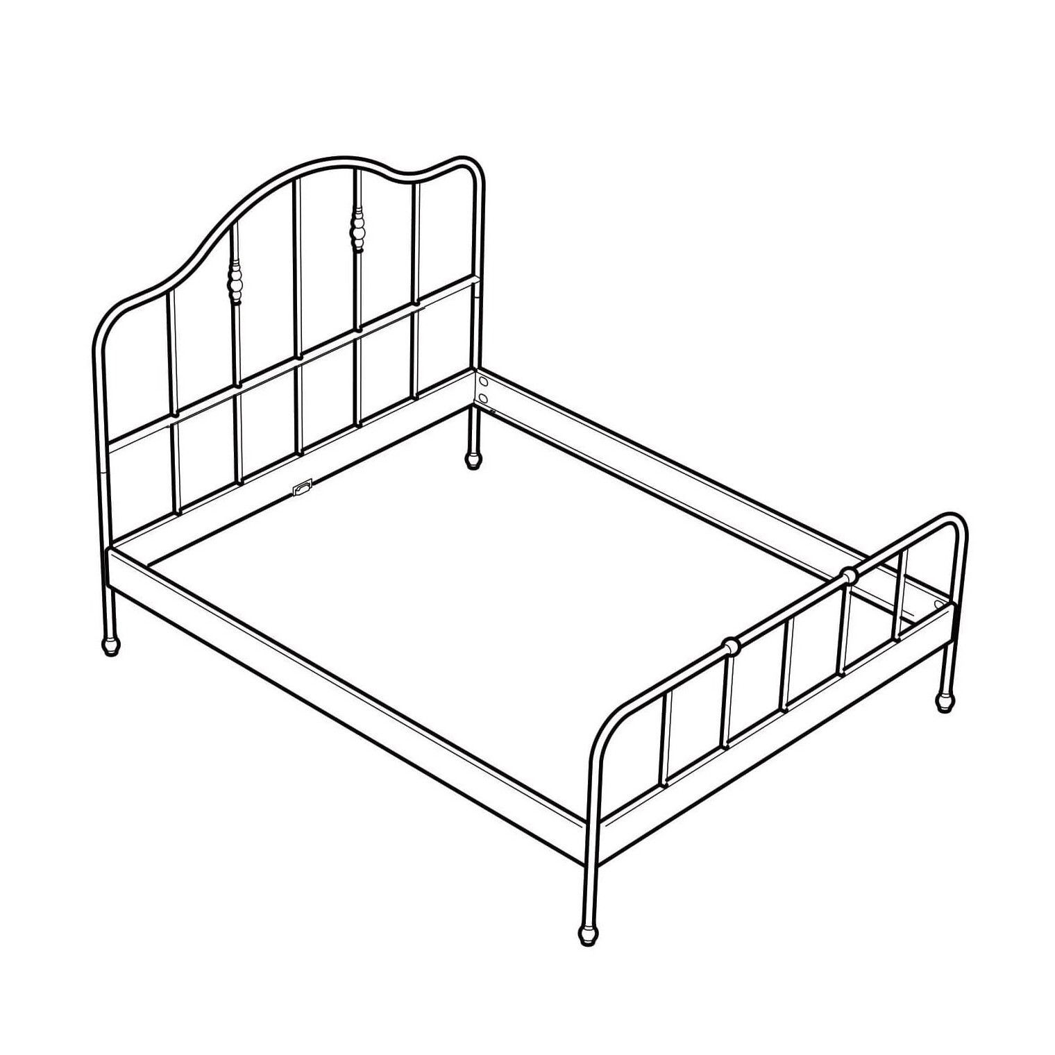 IKEA SAGSTUA САГСТУА Изголовье кровати, черный, 160 см 80420931 804.209.31