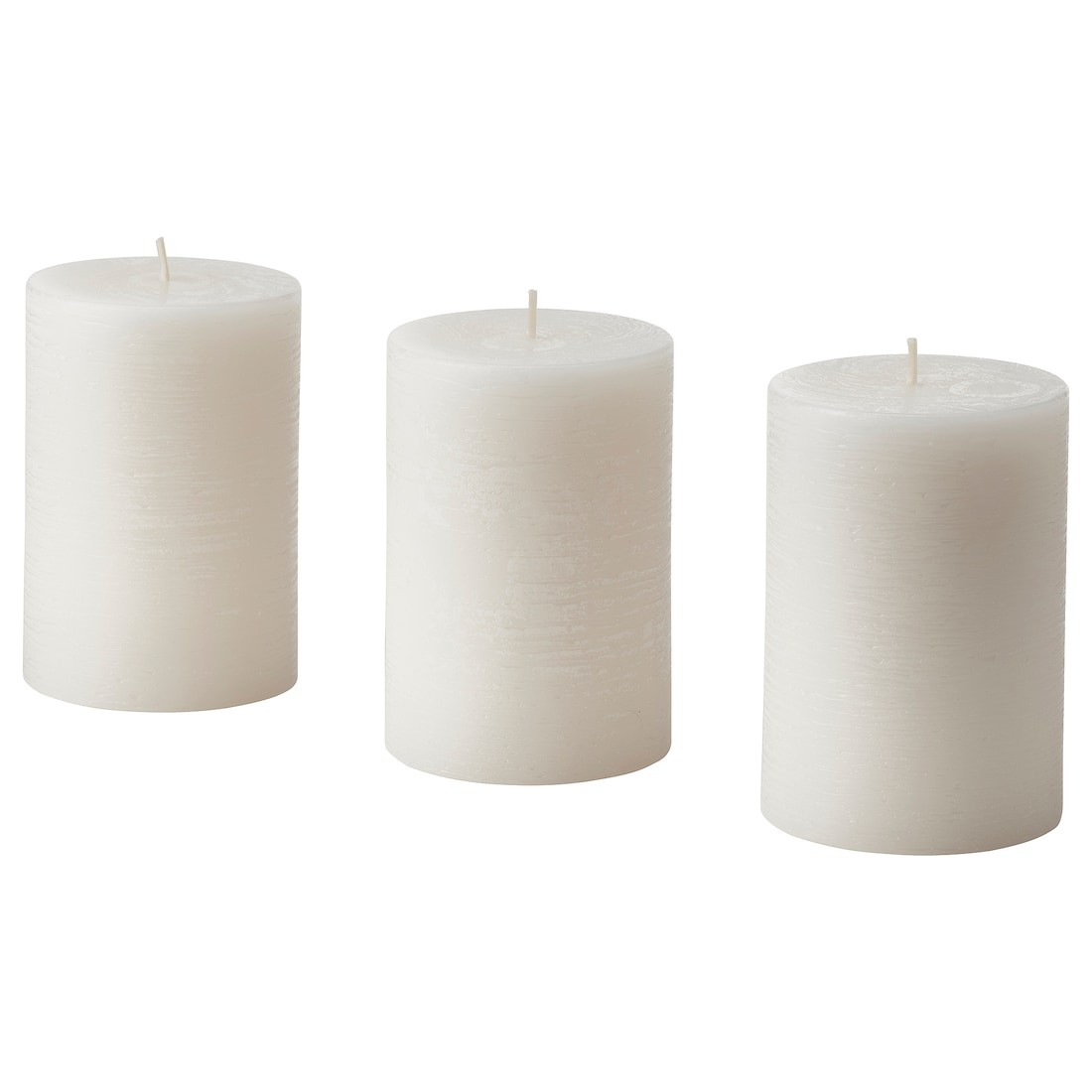 IKEA ADLAD Блочная ароматическая свеча, Скандинавские леса / белый, 30 годин 00502313 005.023.13