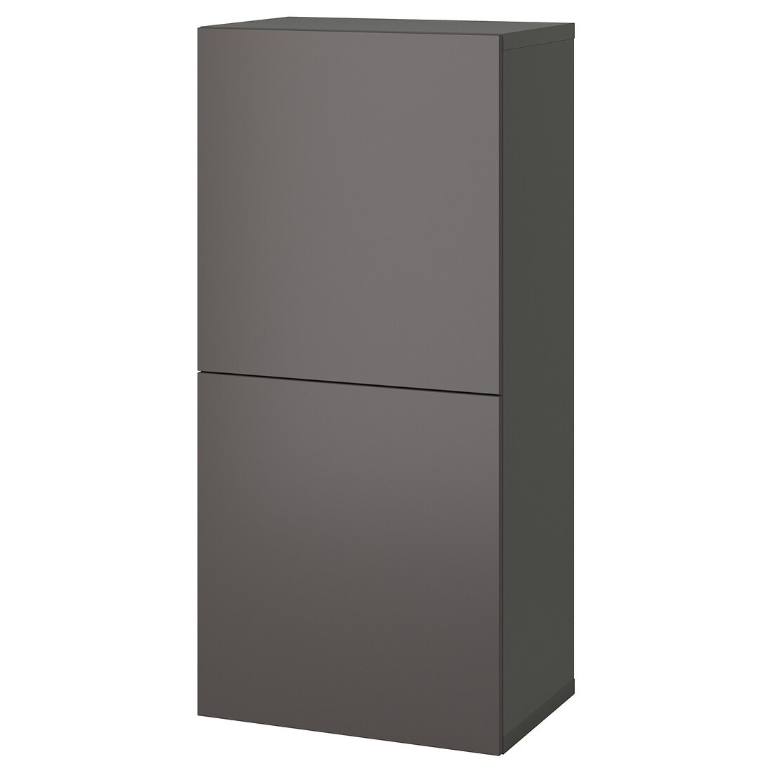 IKEA BESTÅ Шкаф с дверьми, темно-серый/Лаппвикен темно-серый, 60x42x129 см 89535796 895.357.96
