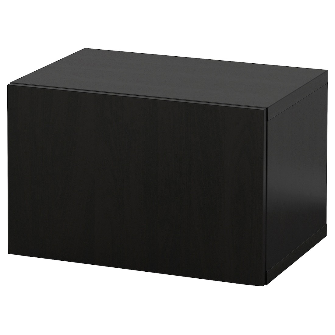 IKEA BESTÅ БЕСТО Комбинация настенных шкафов, черно-коричневый / Lappviken черно-коричневый, 60x42x38 см 09432033 | 094.320.33