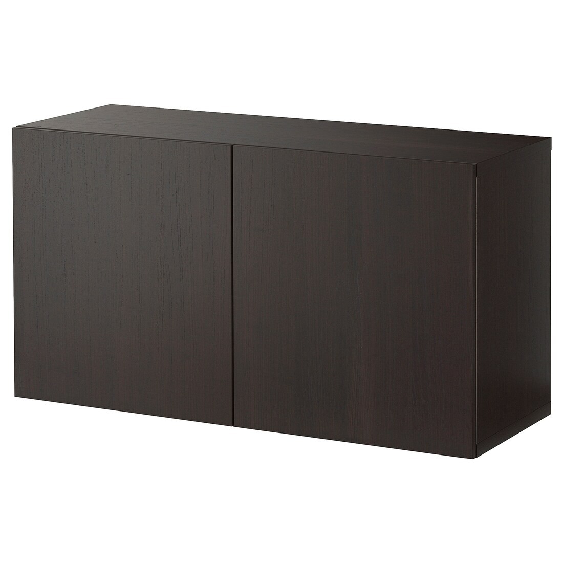 IKEA BESTÅ БЕСТО Комбинация настенных шкафов, черно-коричневый / Lappviken, 120x42x64 см 79440794 | 794.407.94