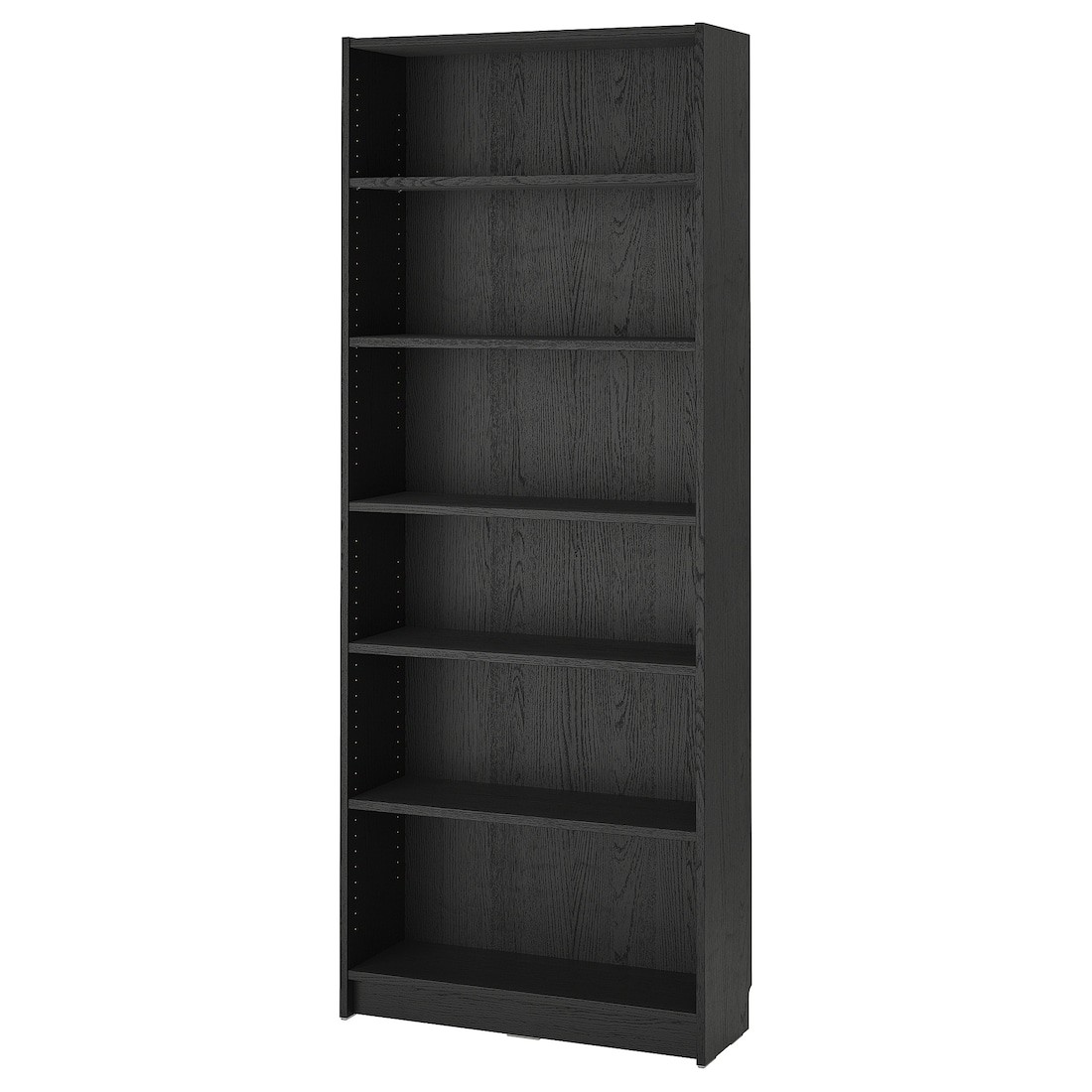IKEA BILLY Стеллаж, черная имитация дуб, 80x28x202 см 40477340 404.773.40