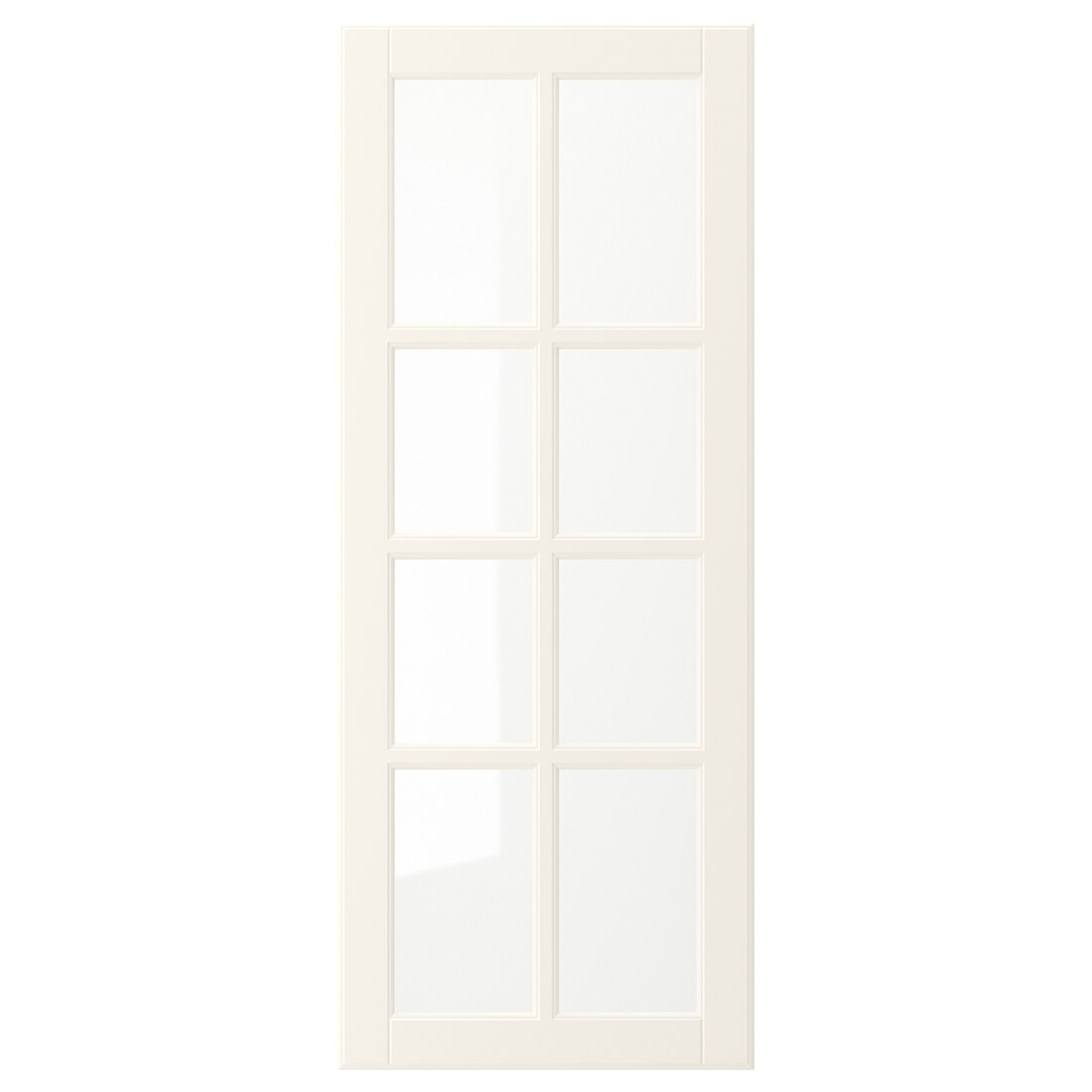 IKEA BODBYN БУДБИН Стеклянная дверь, кремовый, 40x100 см 00485040 004.850.40