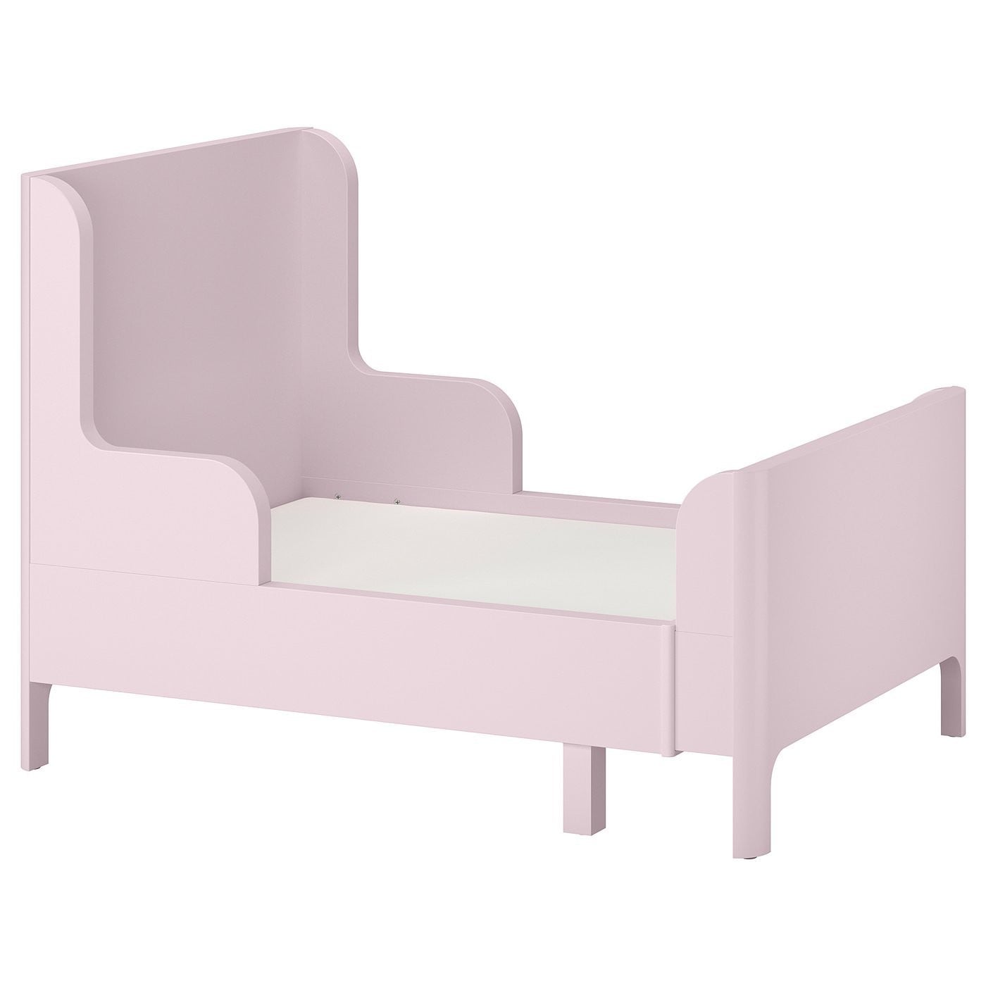 IKEA BUSUNGE БУСУНГЕ Розсувне ліжко, світло-рожевий, 80x200 см 90229017 | 902.290.17