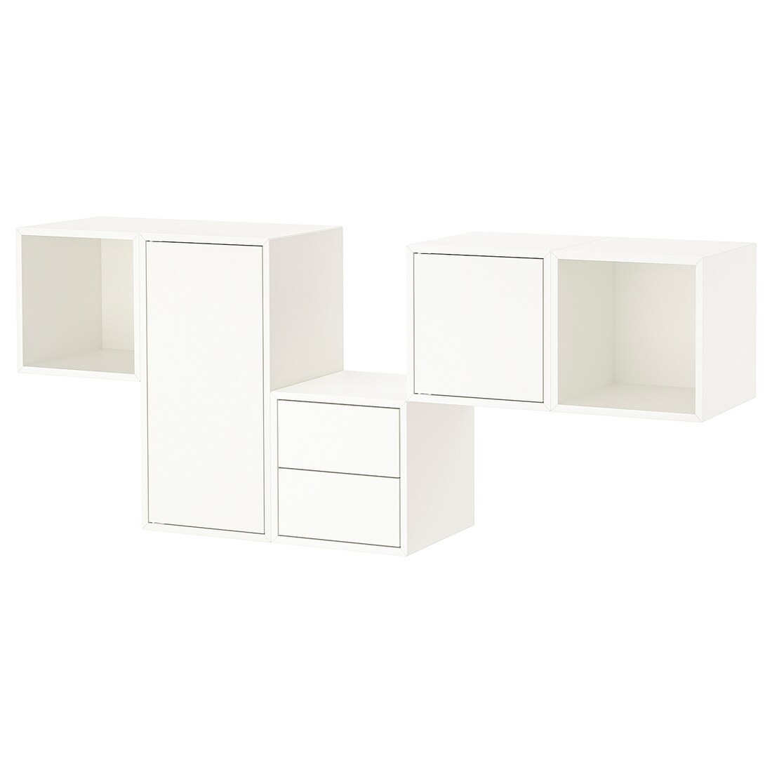 IKEA EKET ЭКЕТ Комбинация настенных шкафов, белый, 175x35x70 cм 59329397 593.293.97