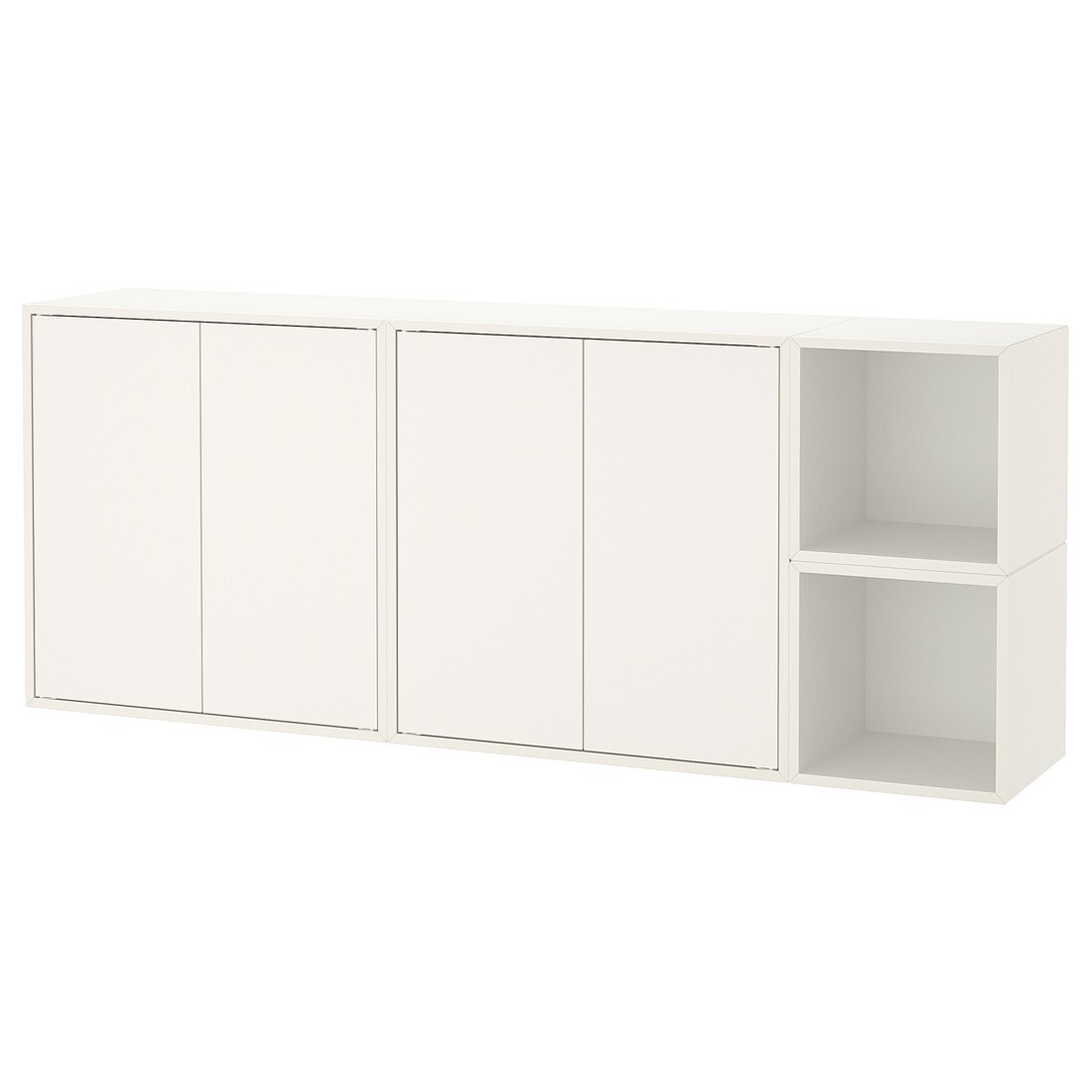 IKEA EKET ЭКЕТ Комбинация настенных шкафов, белый, 175x35x70 cм 99494272 994.942.72