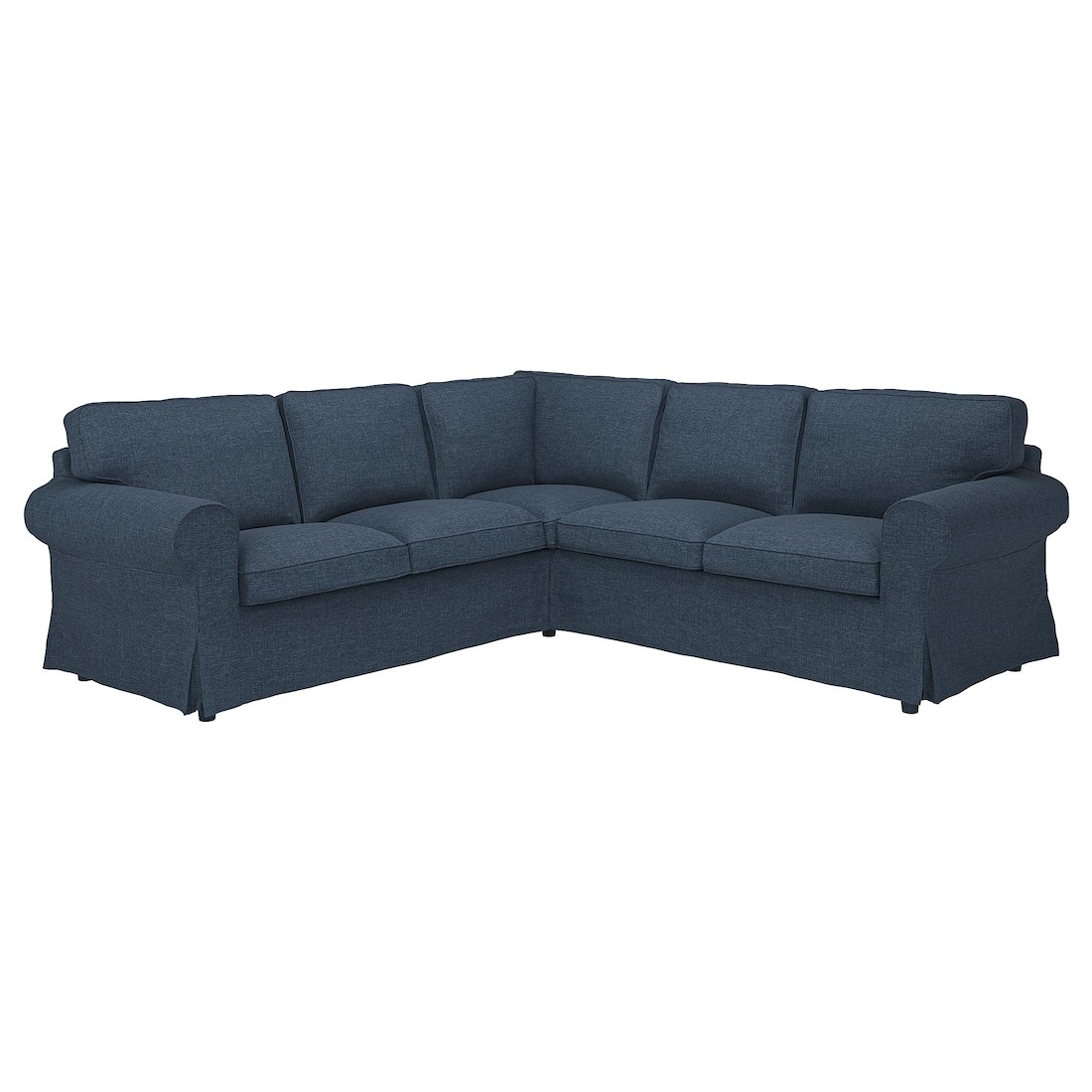 IKEA EKTORP Чехол для 4-местного углового дивана, 4-местный, Киланда темно-синий 10565866 | 105.658.66