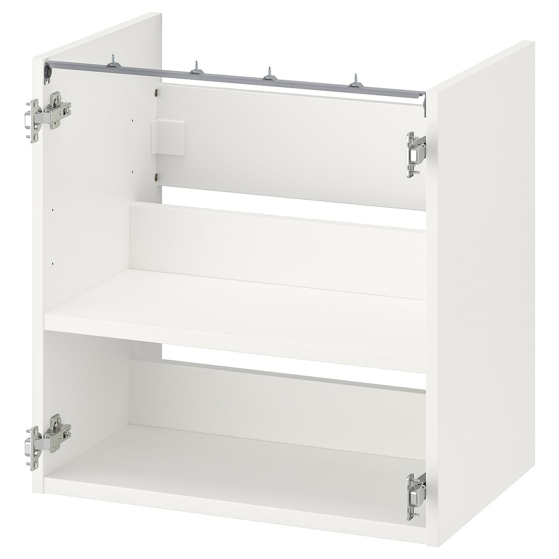 IKEA ENHET ЭНХЕТ Напольный шкаф под раковину с полкой, белый, 60x40x60 см 30440465 304.404.65