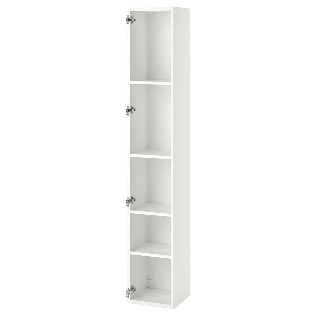 IKEA ENHET ЭНХЕТ Шкаф высокий 4 полки, белый, 30x30x180 см 10440452 | 104.404.52