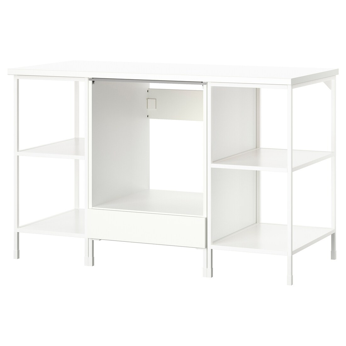 IKEA ENHET Стеллаж, белый, 143x63,5x91 см 99547893 | 995.478.93