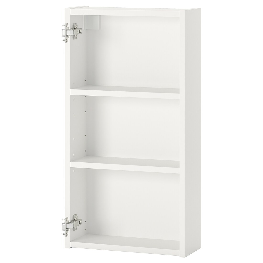 IKEA ENHET ЭНХЕТ Навесной шкаф с 2 полками, белый, 40x15x75 см 10440447 104.404.47