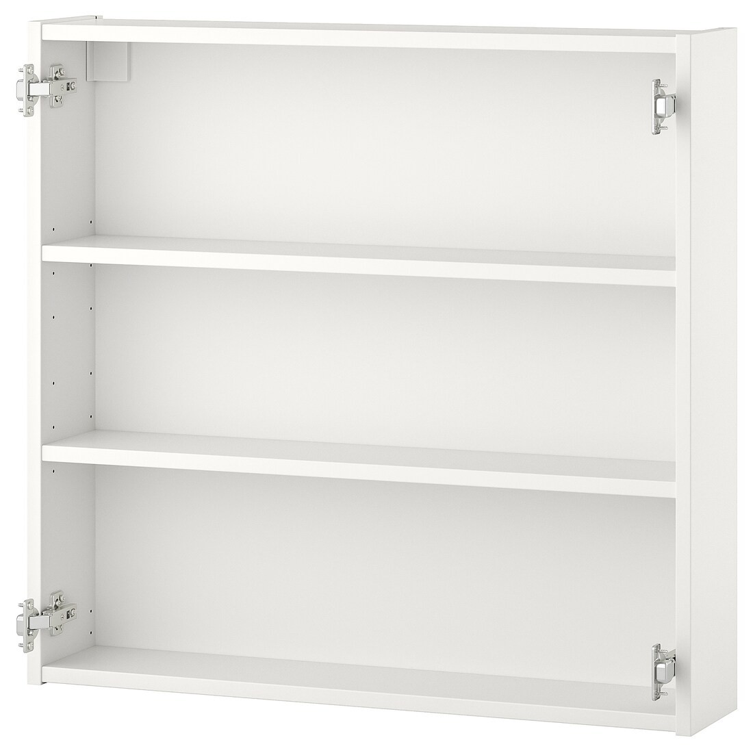IKEA ENHET ЭНХЕТ Навесной шкаф с 2 полками, белый, 80x15x75 cм 40440441 404.404.41