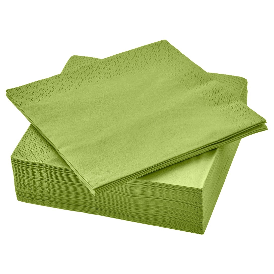 IKEA FANTASTISK ФАНТАСТИСК Салфетки бумажные, зеленый травянистый, 33x33 см 10398797 103.987.97
