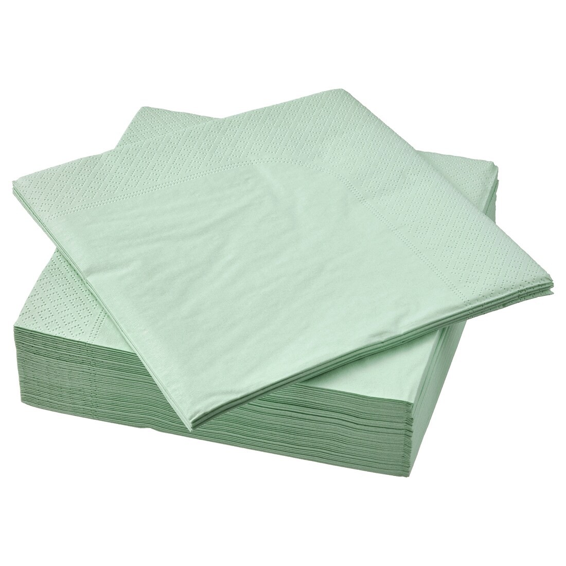IKEA FANTASTISK Салфетки бумажные, бледно-зеленый, 33x33 см 80564670 805.646.70
