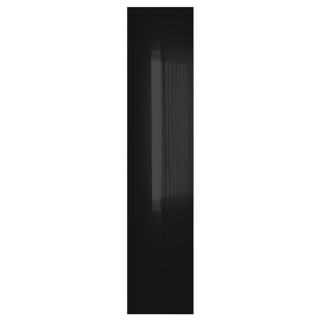 IKEA FARDAL ФАРДАЛЬ Дверь, глянцевый черный, 50x229 см 30485802 | 304.858.02