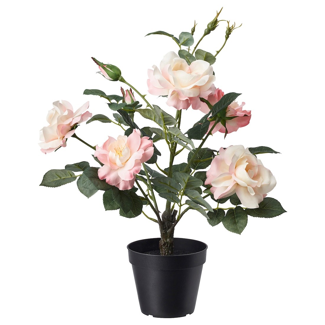 IKEA FEJKA ФЕЙКА Искусственное растение в горшке, для дома / улицы / Роза розовый, 12 см 90532773 905.327.73