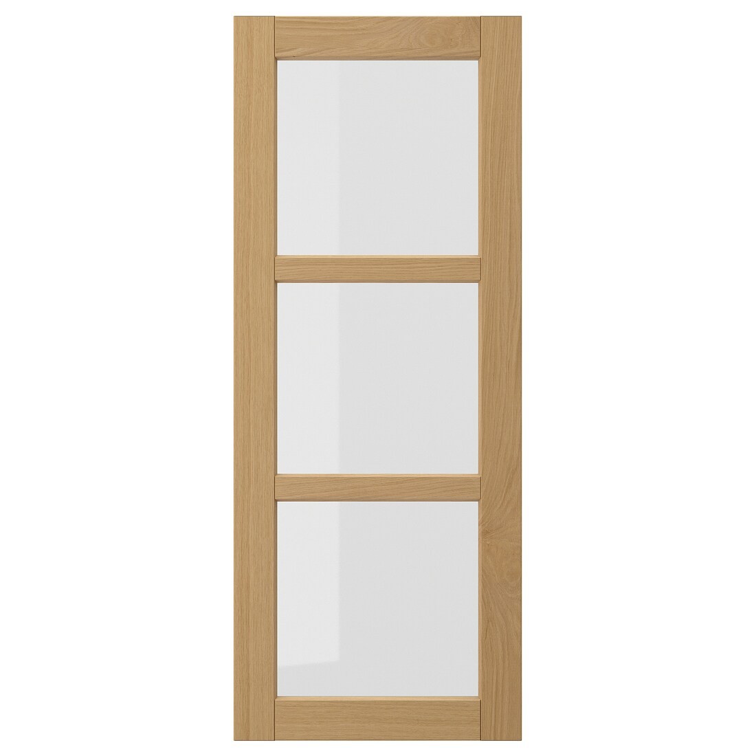 IKEA FORSBACKA Стеклянная дверь, дуб, 40x100 см 50565256 | 505.652.56