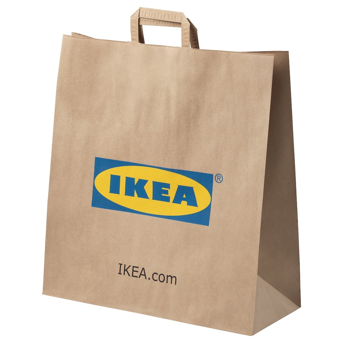 IKEA FRAKTA ФРАКТА Сумка бумажная с ручками, коричневый, 17х48 см 00319404 003.194.04