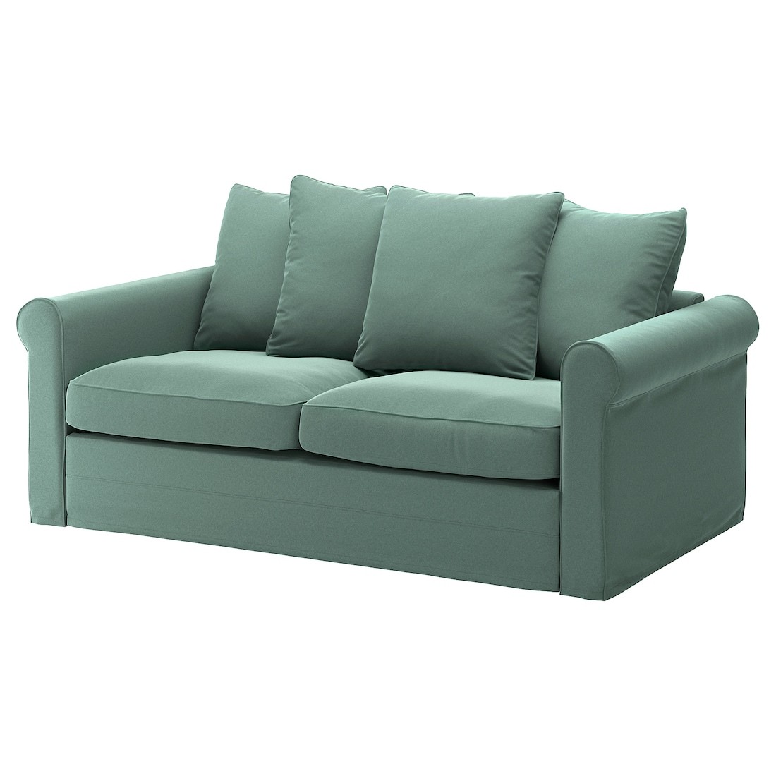 IKEA GRÖNLID ГРЕНЛИД Чехол на 2-местный диван-кровать, Ljungen светло-зеленый 39408809 | 394.088.09